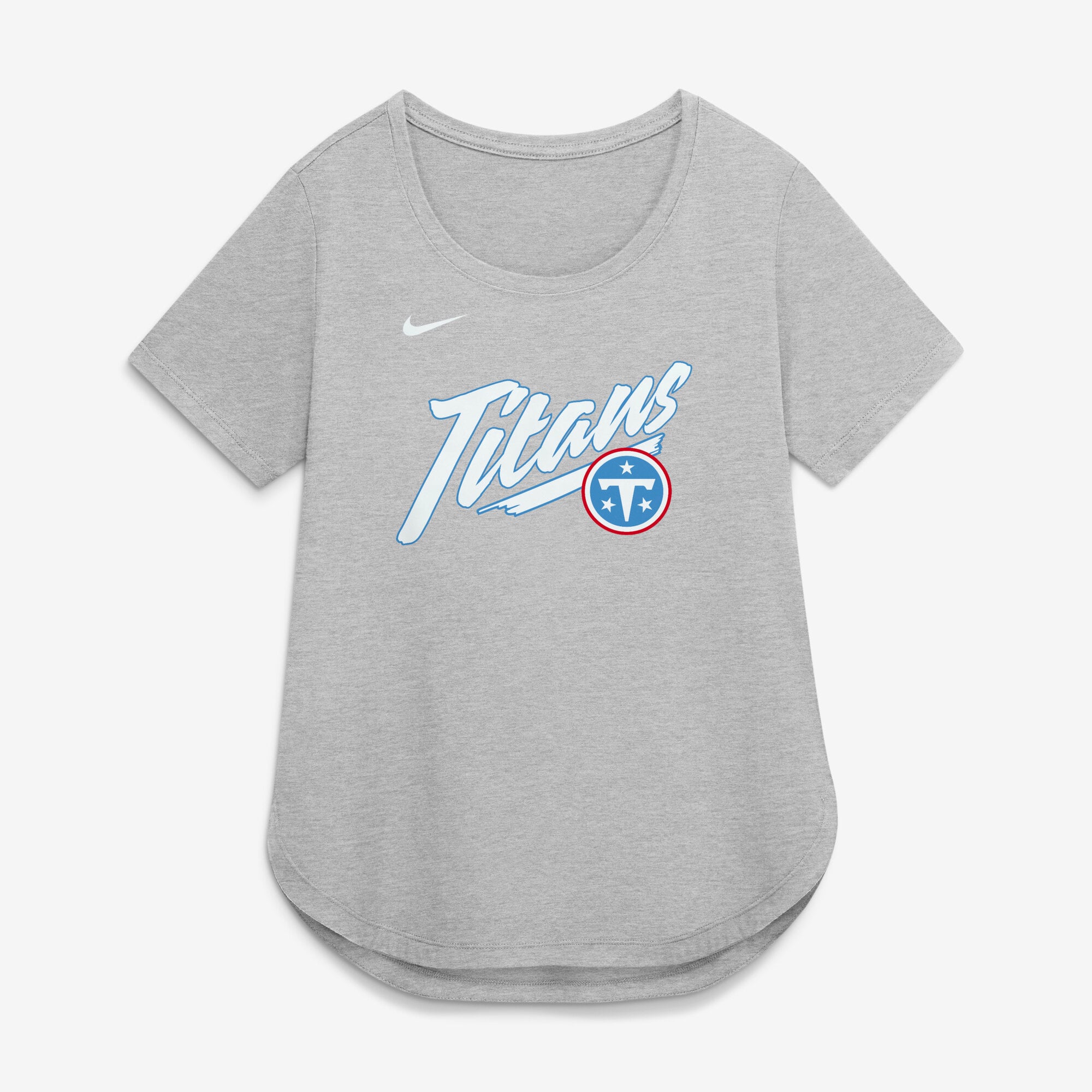 T-shirt Nike gris pour femme Tennessee Titans Primetime Tri-Blend