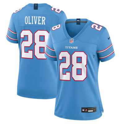 Isaiah Oliver Tennessee Titans Nike Women's Team Game Jersey - Light Blue