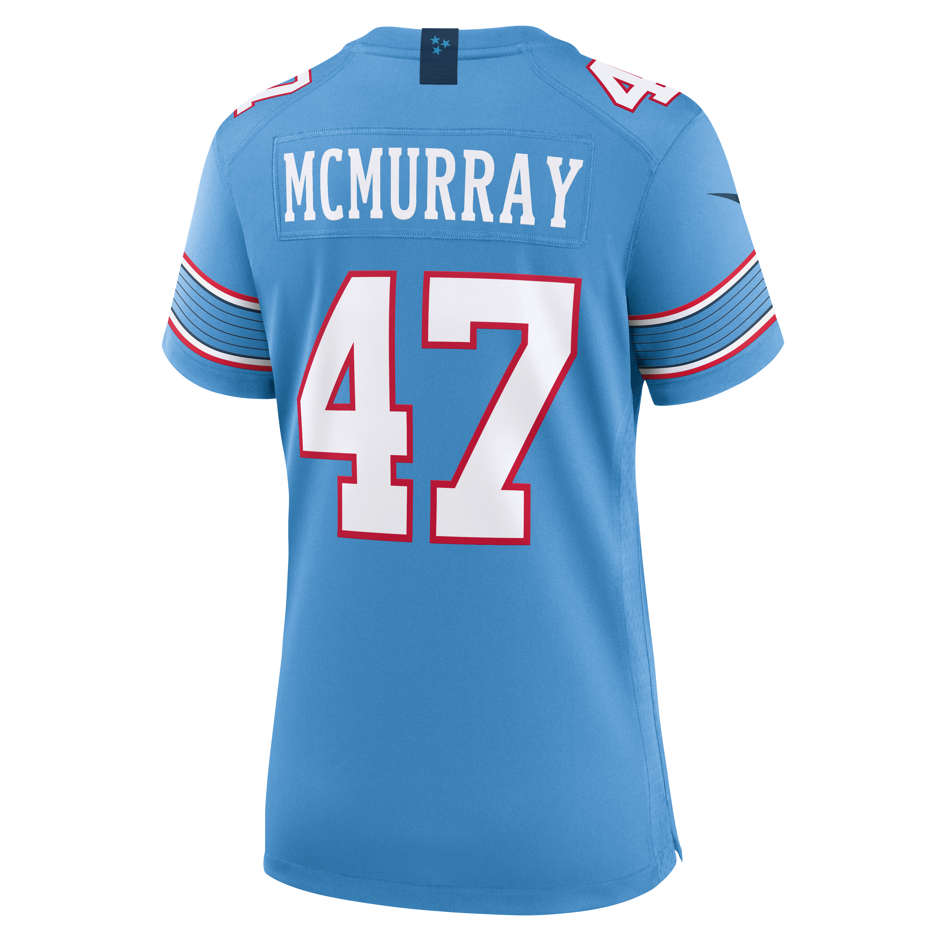 Women's Nike Jalen McMurray Light Blue Tennessee Titans Team Game Jersey
