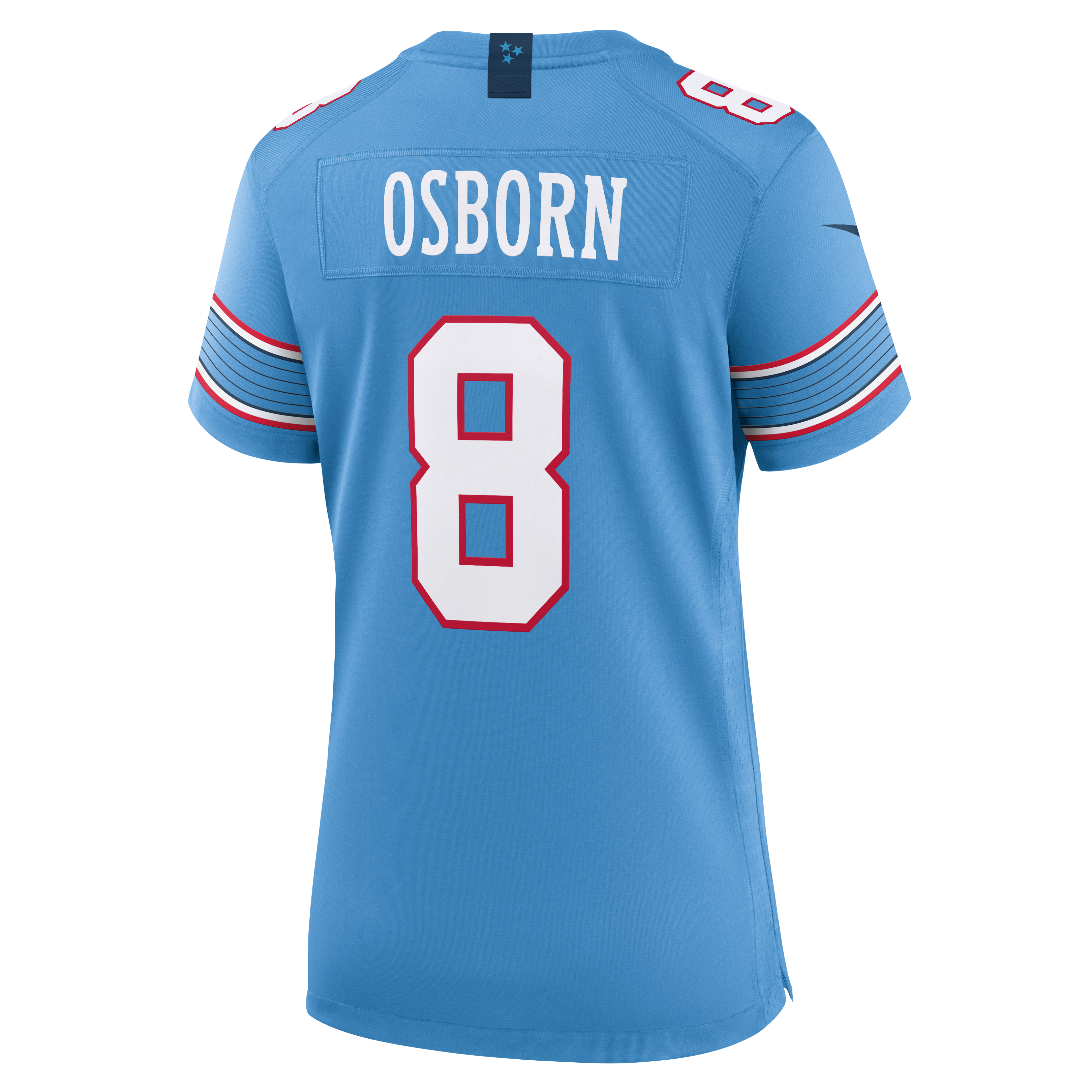 Maillot de match Nike K.J. Osborn bleu clair pour femme, Tennessee Titans