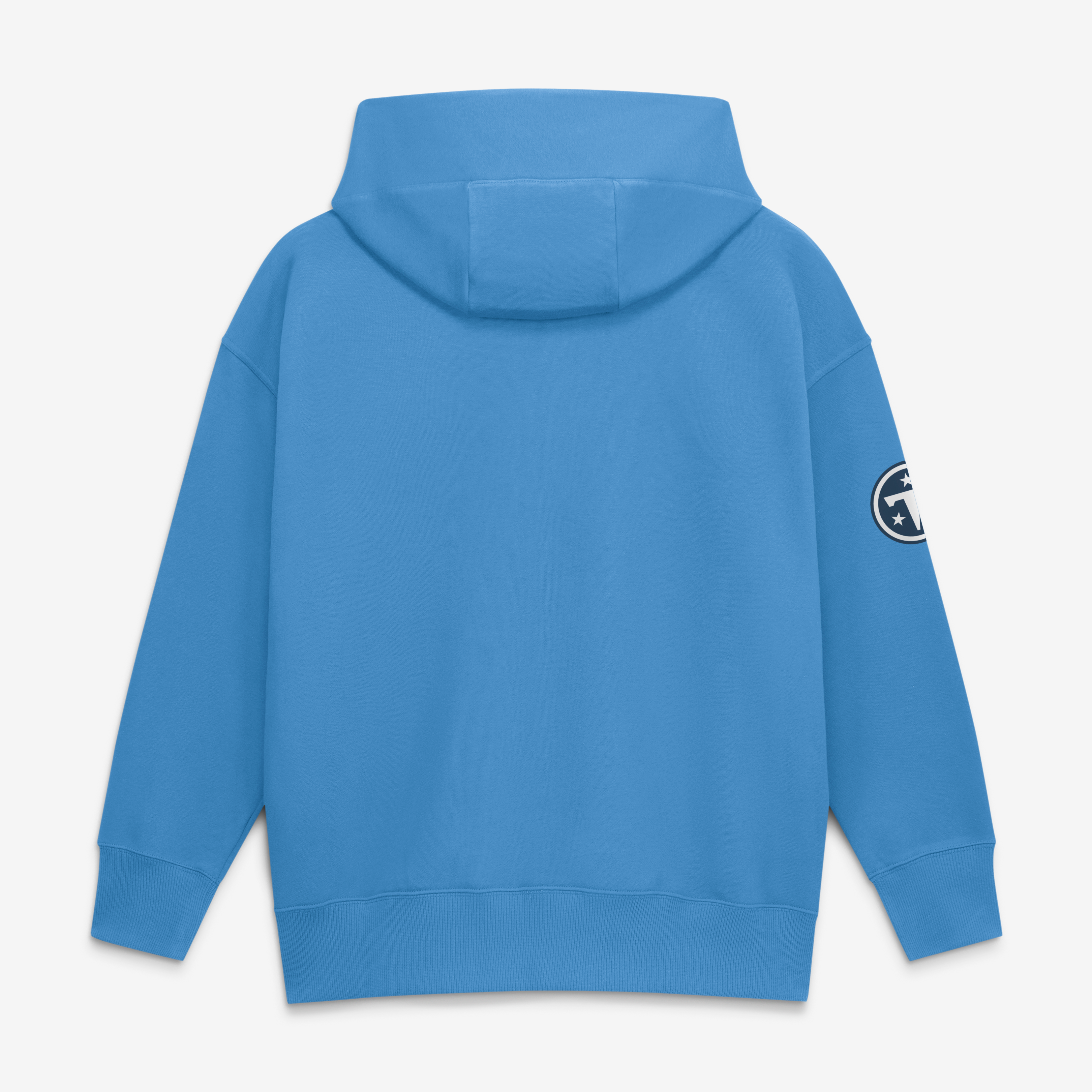 Women's Nike  Light Blue Tennessee Titans 2026 Rivalries Collection Oversized Pullover Hoodie