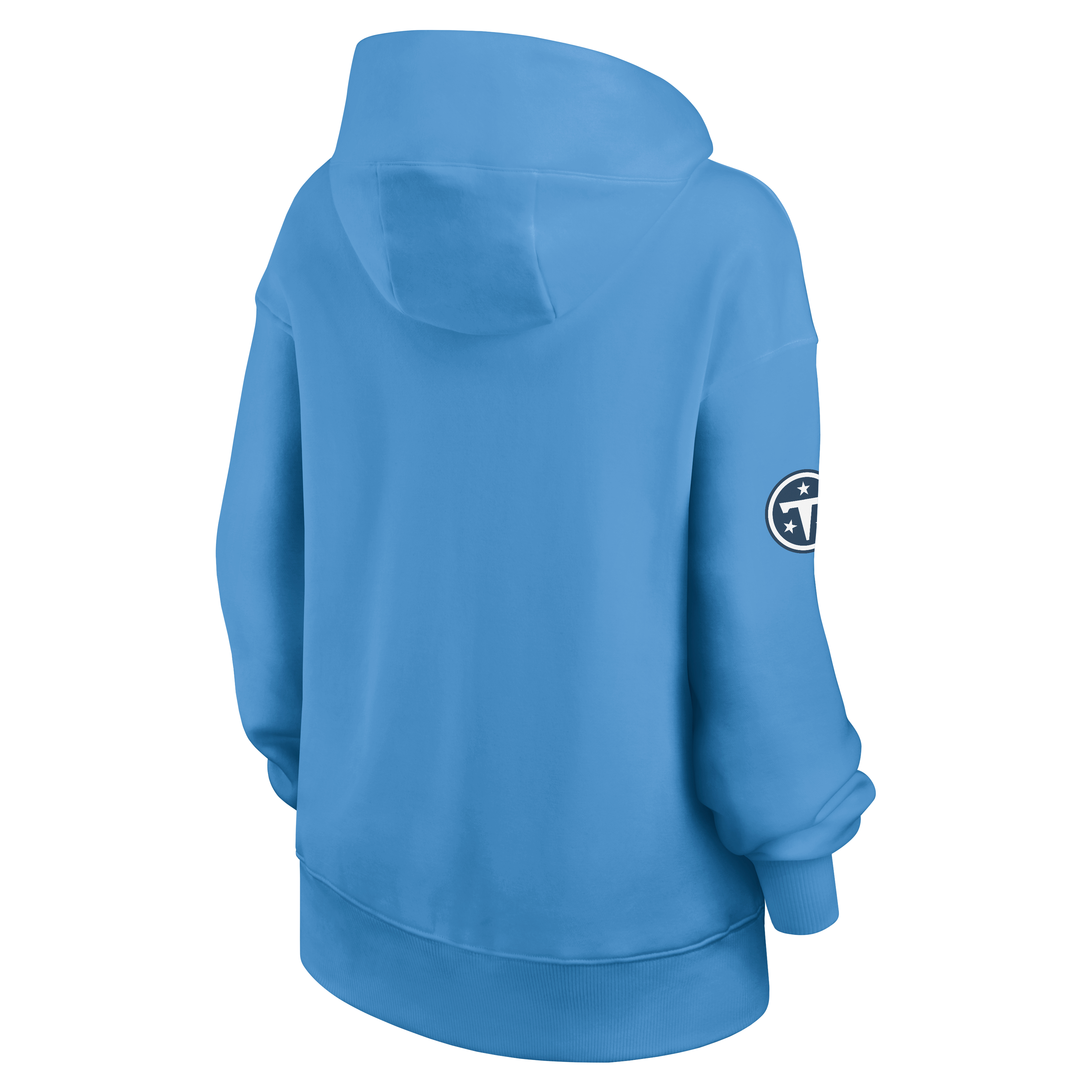 Women's Nike  Light Blue Tennessee Titans 2026 Rivalries Collection Oversized Pullover Hoodie