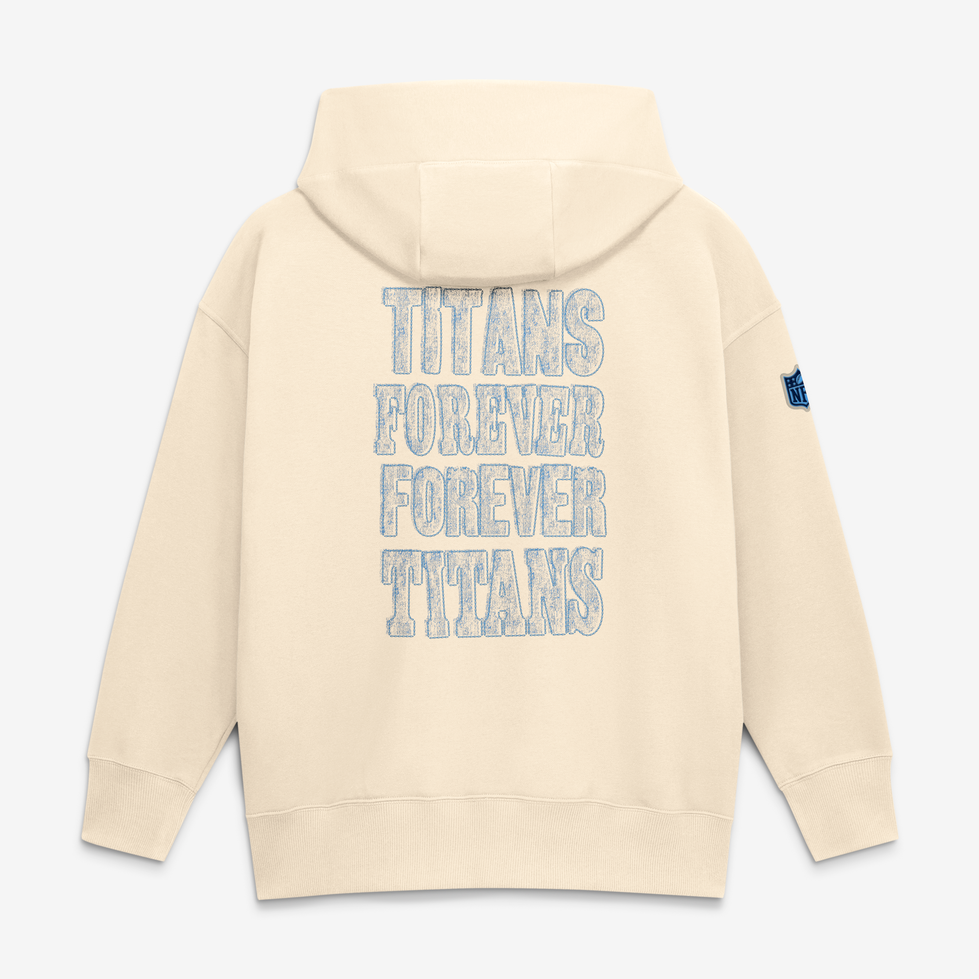 Sweat à capuche oversize Nike Natural Tennessee Titans Collection 2026 Rivalries pour femme