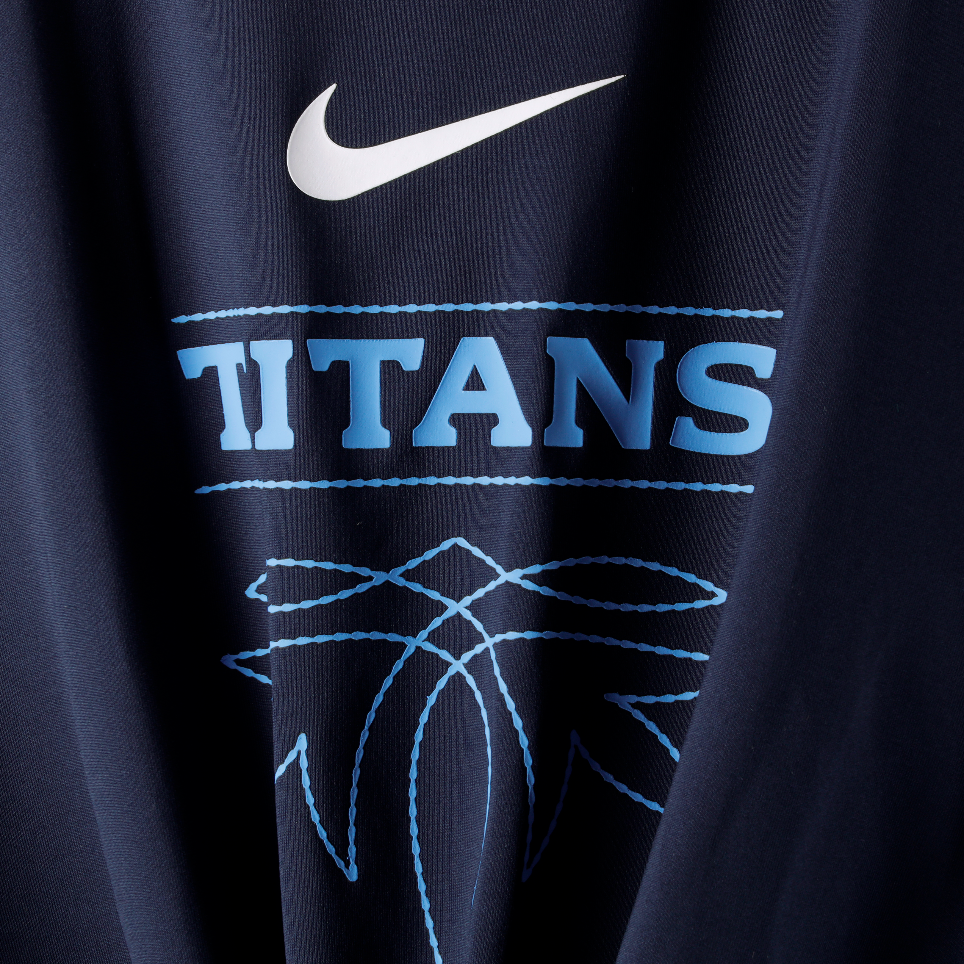 Women's Nike  Navy Tennessee Titans 2026 Rivalries Collection Classic Twist Cropped T-Shirt