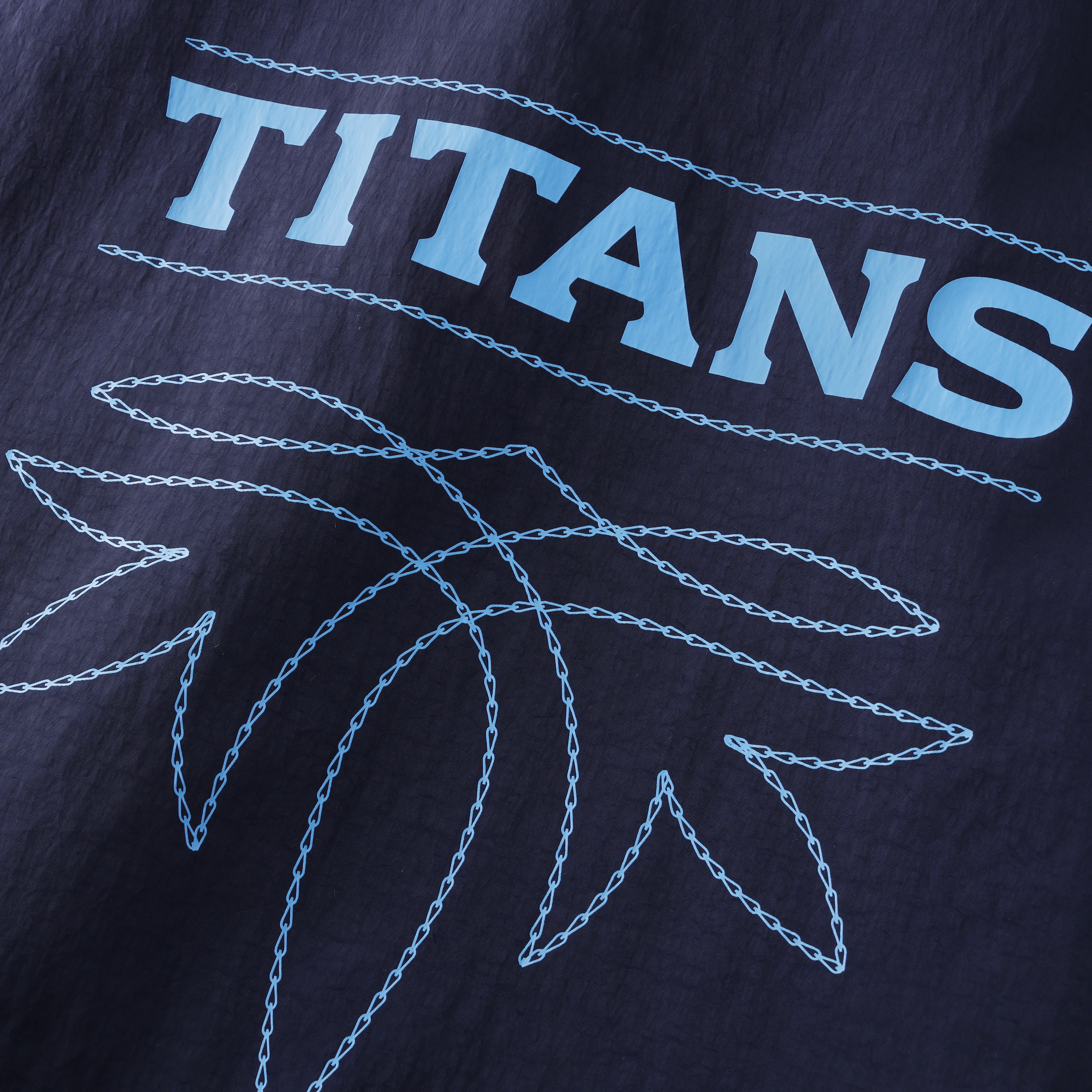 Veste zippée oversize Nike pour femme, collection Tennessee Titans 2026 Rivalries, bleu marine
