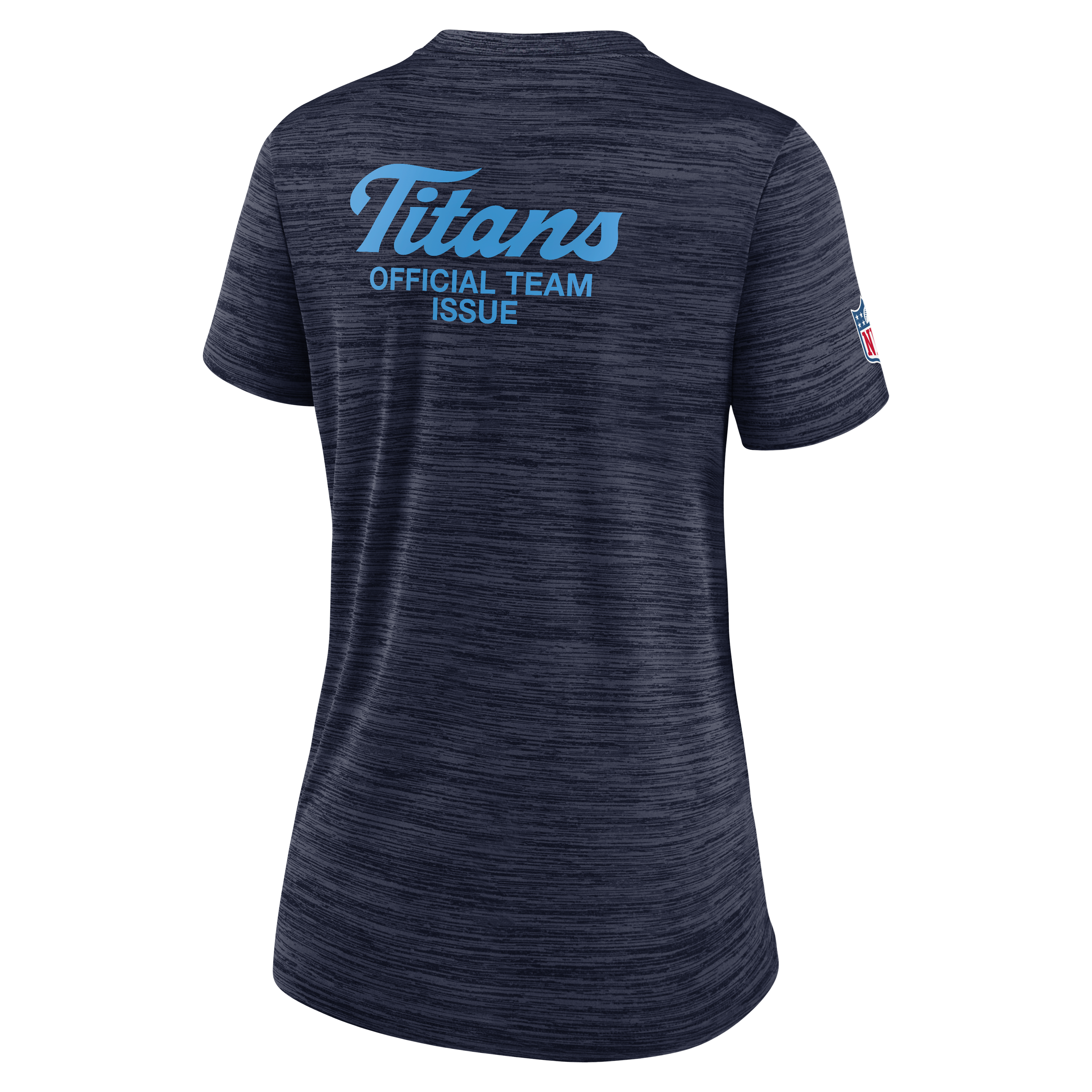 Women's Nike Navy Tennessee Titans 2026 Rivalries Collection Sideline Velocity Dri-FIT T-Shirt