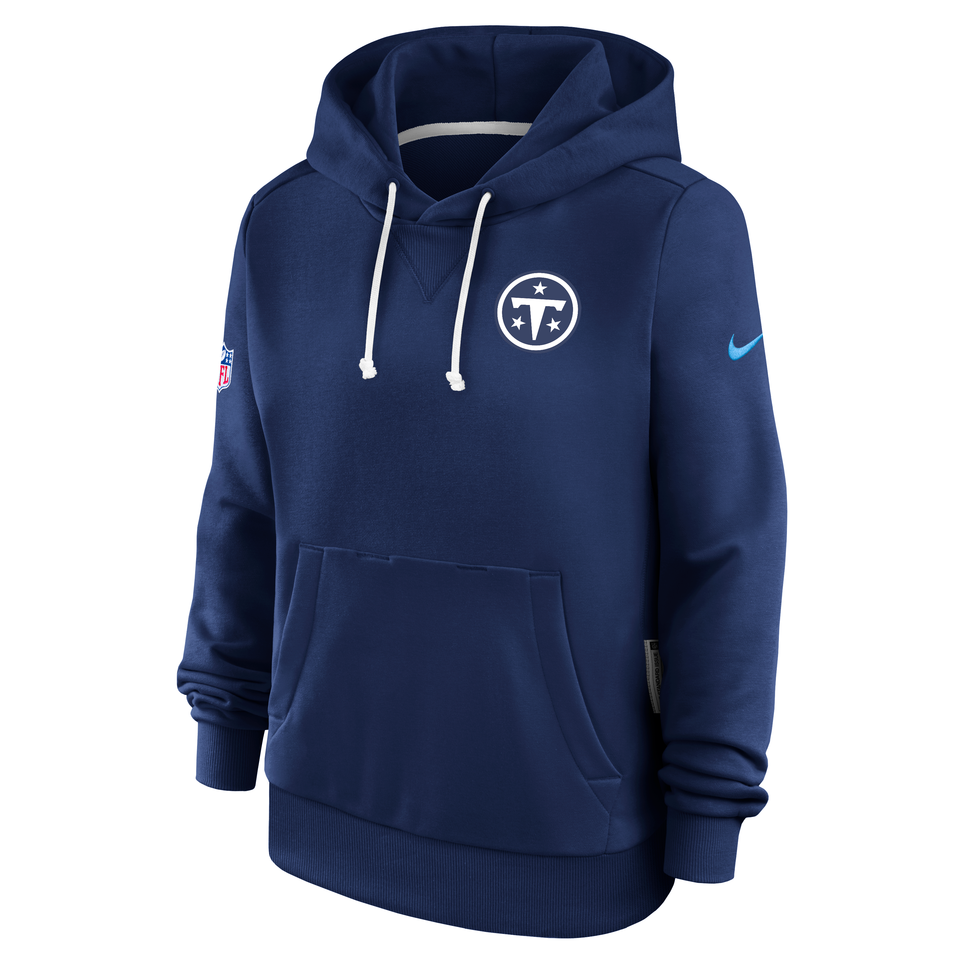 Women's Nike Navy Tennessee Titans 2026 Rivalries Collection Standard Issue Sideline Pullover Hoodie