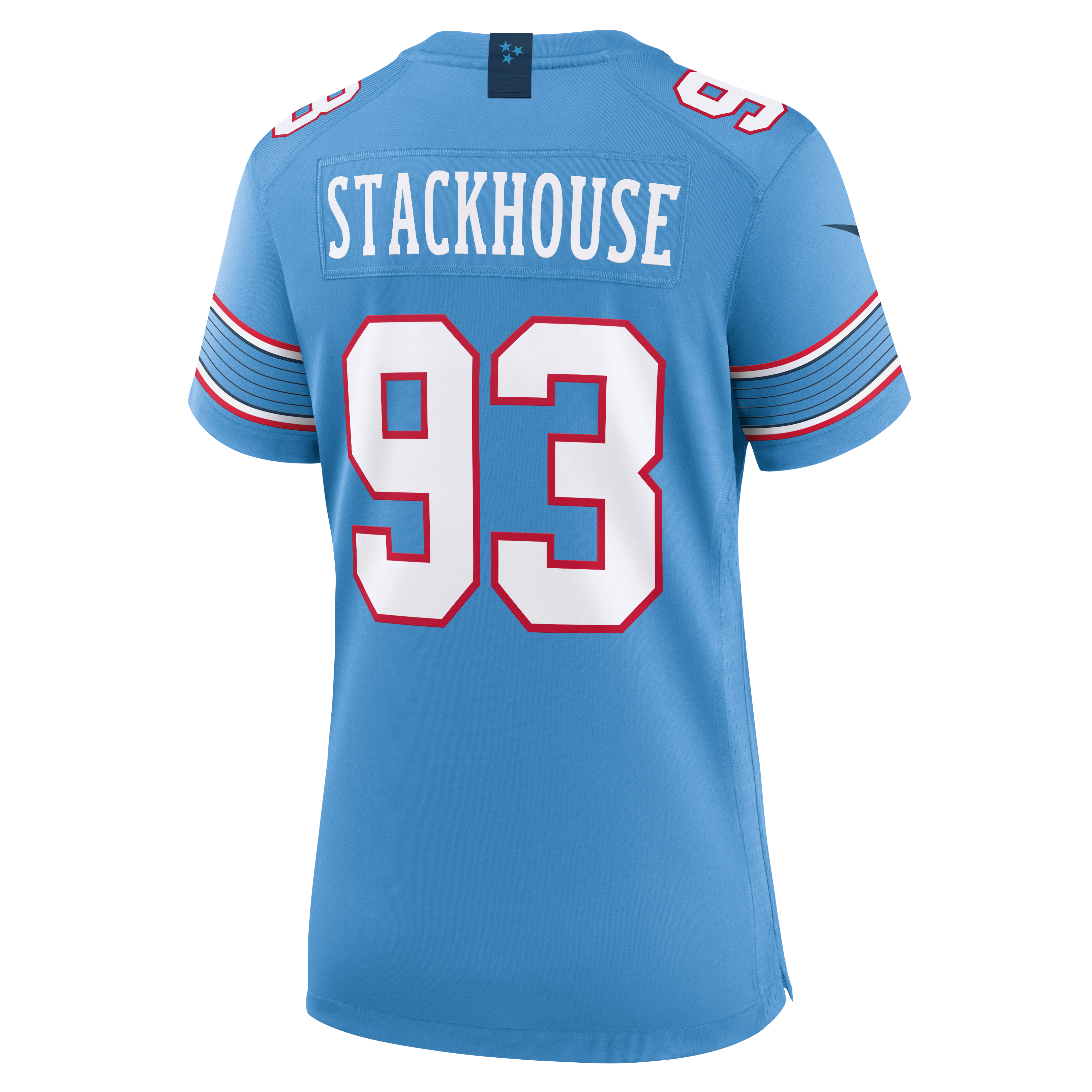 Women's Nike Nazir Stackhouse Light Blue Tennessee Titans Team Game Jersey