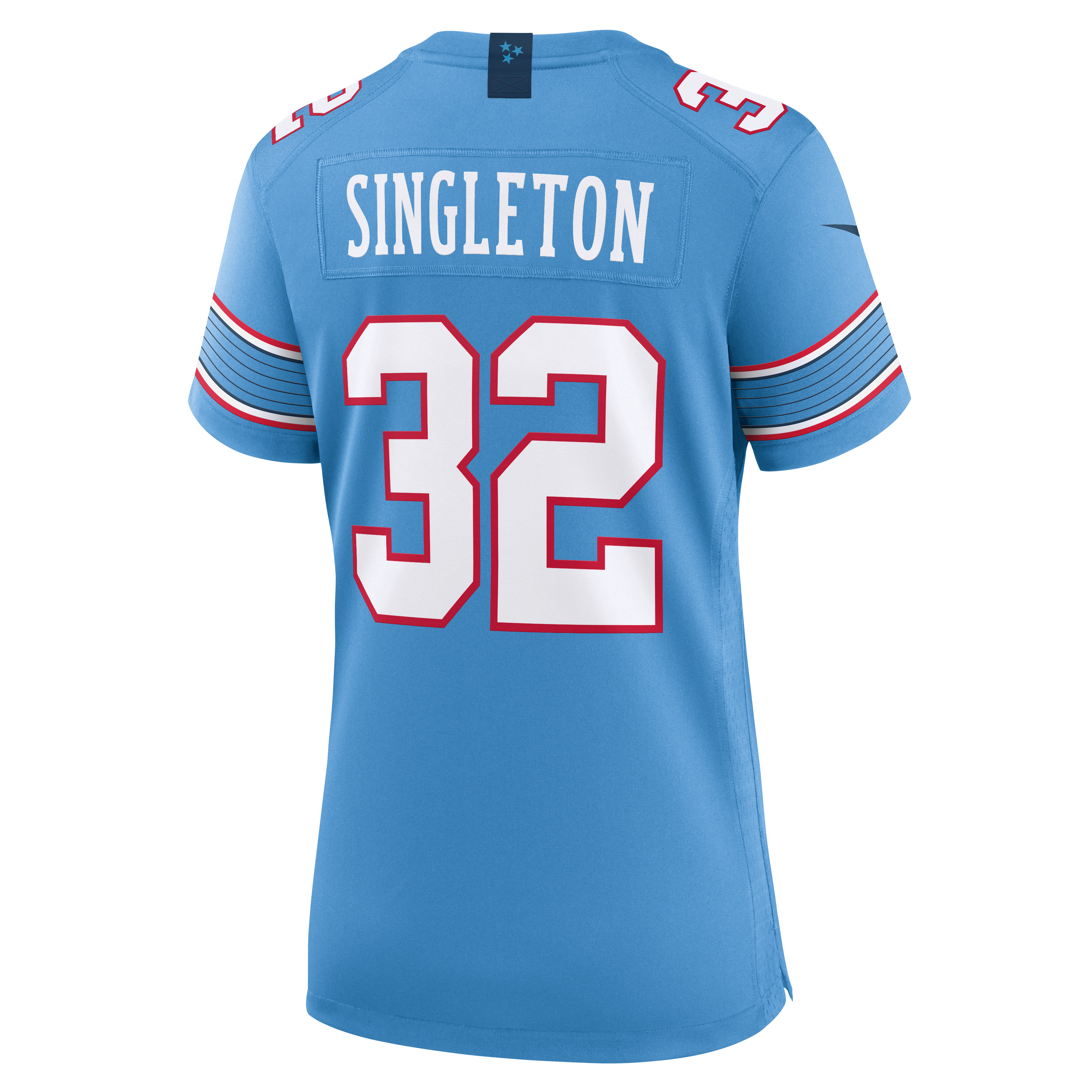 Women's Nike Nicholas Singleton Light Blue Tennessee Titans Team Game Jersey