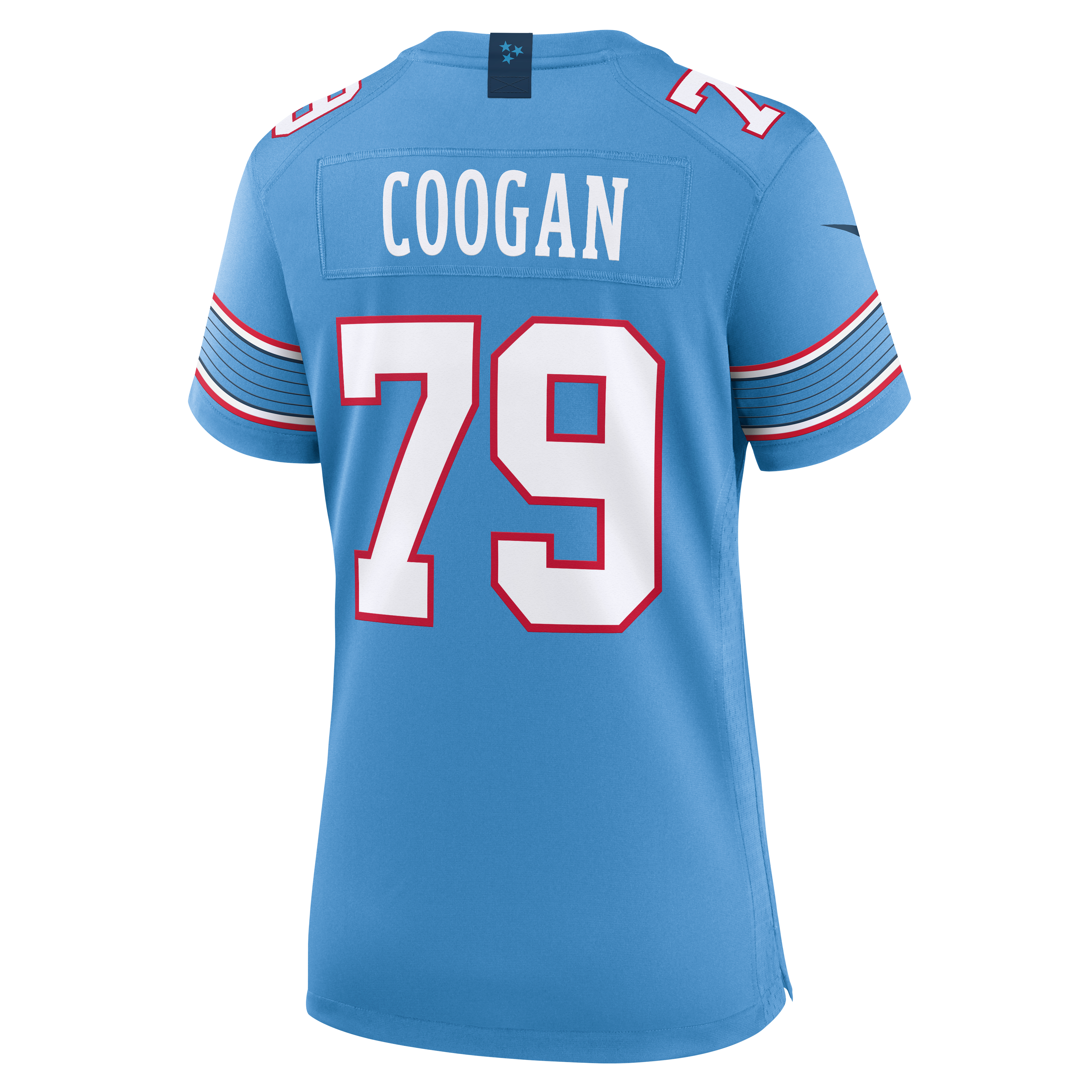 Women's Nike Pat Coogan Light Blue Tennessee Titans Team Game Jersey
