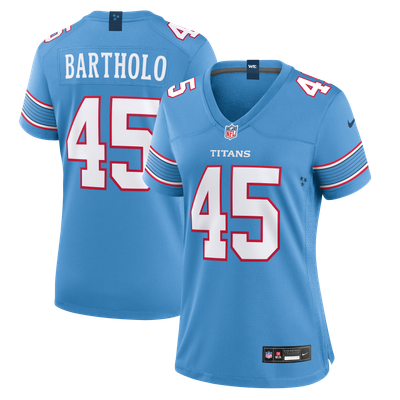 Shemar Bartholomew Tennessee Titans Nike Women's Team Game Jersey - Light Blue