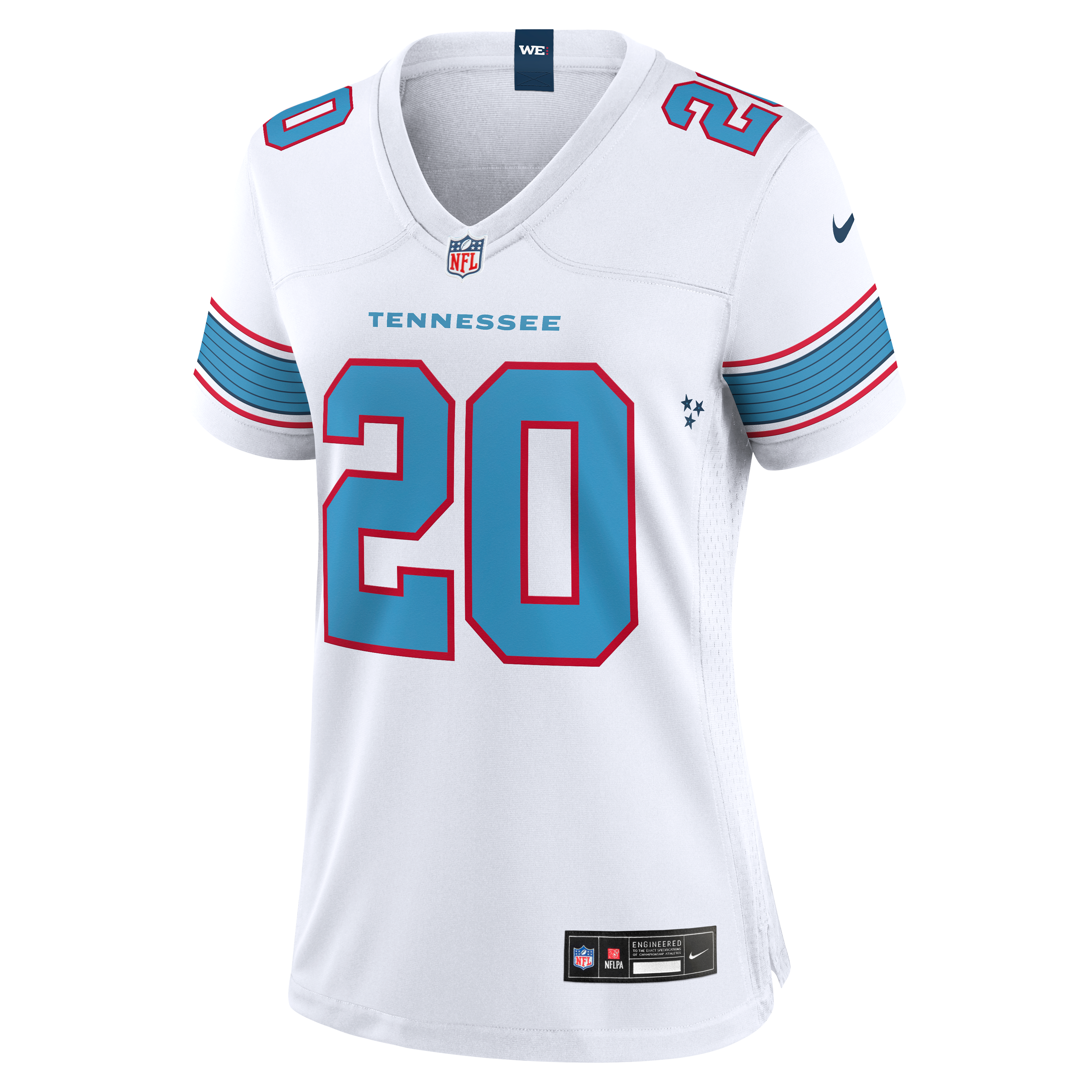 Maillot de match Nike Tony Pollard blanc pour femmes, Tennessee Titans