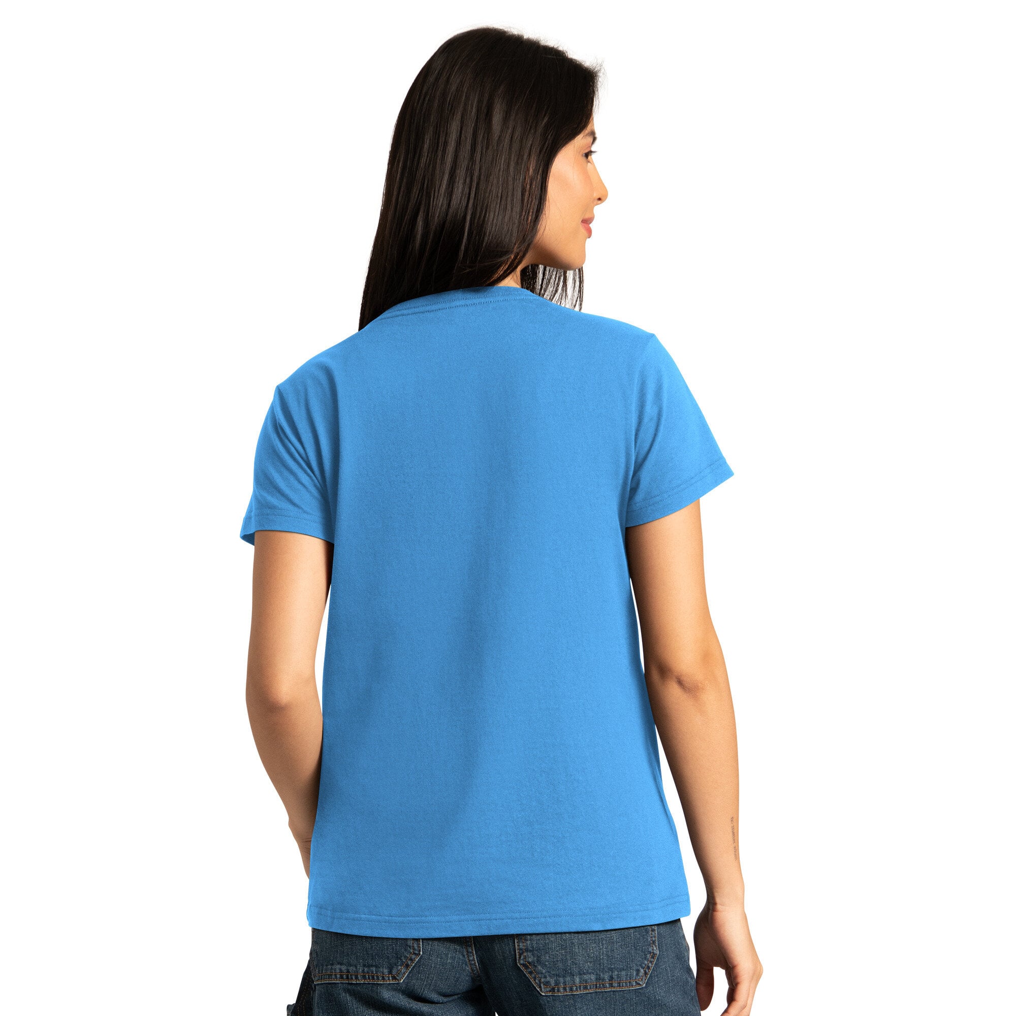 Pack de t-shirts à manches courtes et longues Starter bleu clair/gris cendré pour femmes, Tennessee Titans