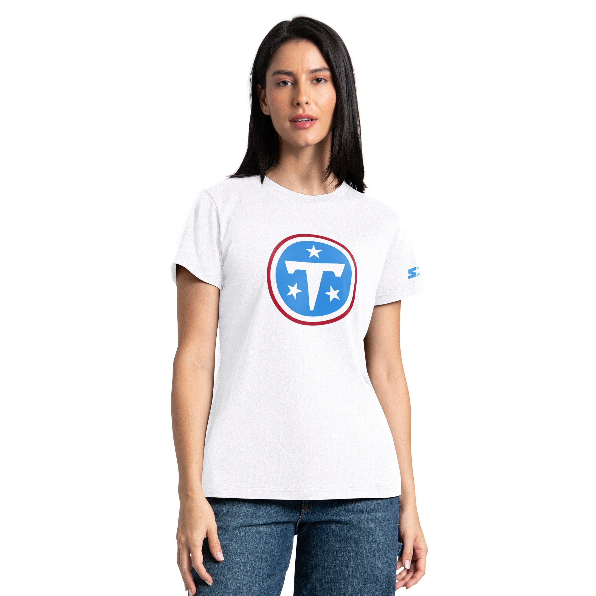 Ensemble sweat à capuche et t-shirt Starter bleu marine/bleu clair Tennessee Titans pour femme