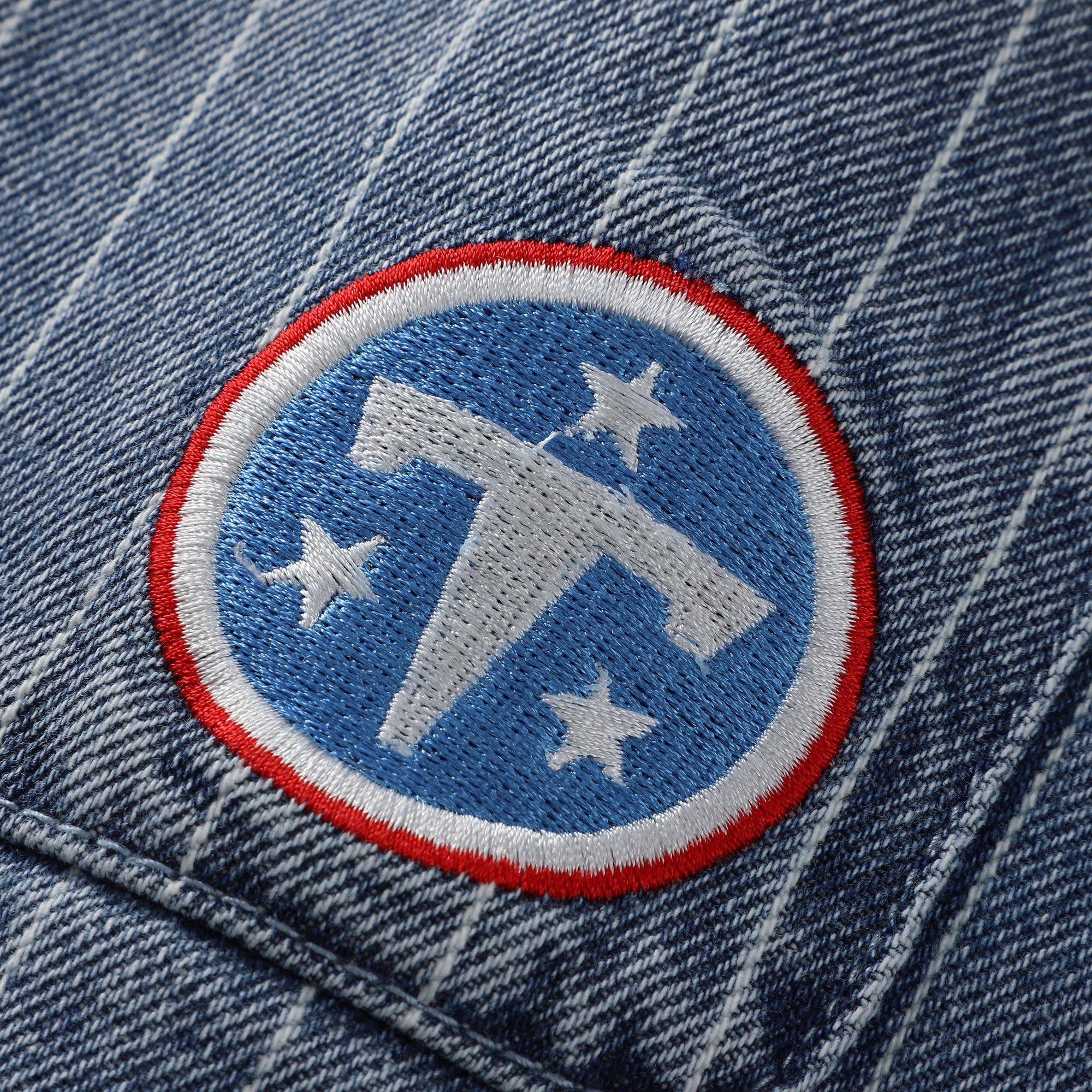Women's The Wild Collective  Denim Tennessee Titans Conductor Full-Zip Jacket