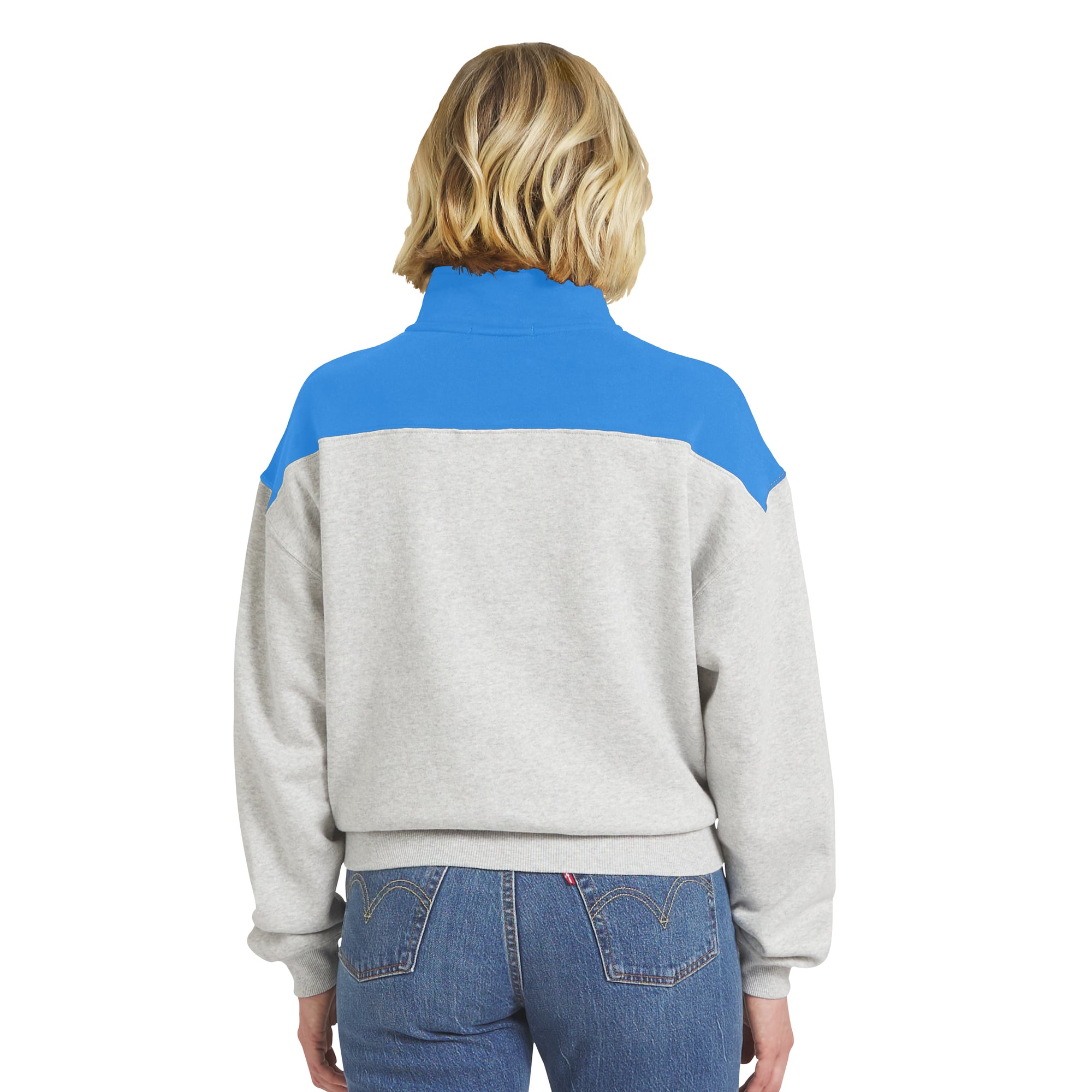 Pull à demi-zip gris chiné Tennessee Titans de la marque WEAR by Erin Andrews pour femme