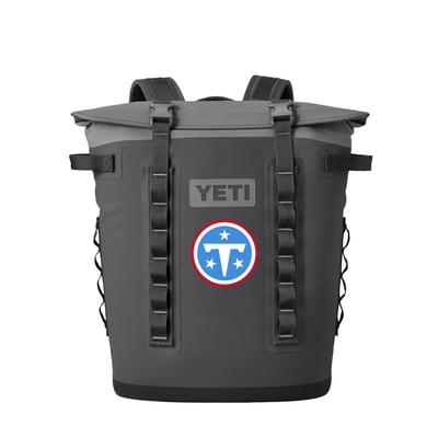  Tennessee Titans YETI Hopper M20 Soft Cooler Backpack - Charcoal