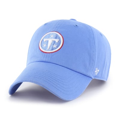Tennessee Titans '47 Youth Clean Up Adjustable Hat - Light Blue