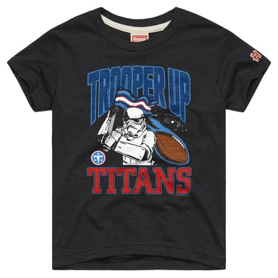  Tennessee Titans Homage Youth Star Wars Dark Side T-Shirt - Charcoal