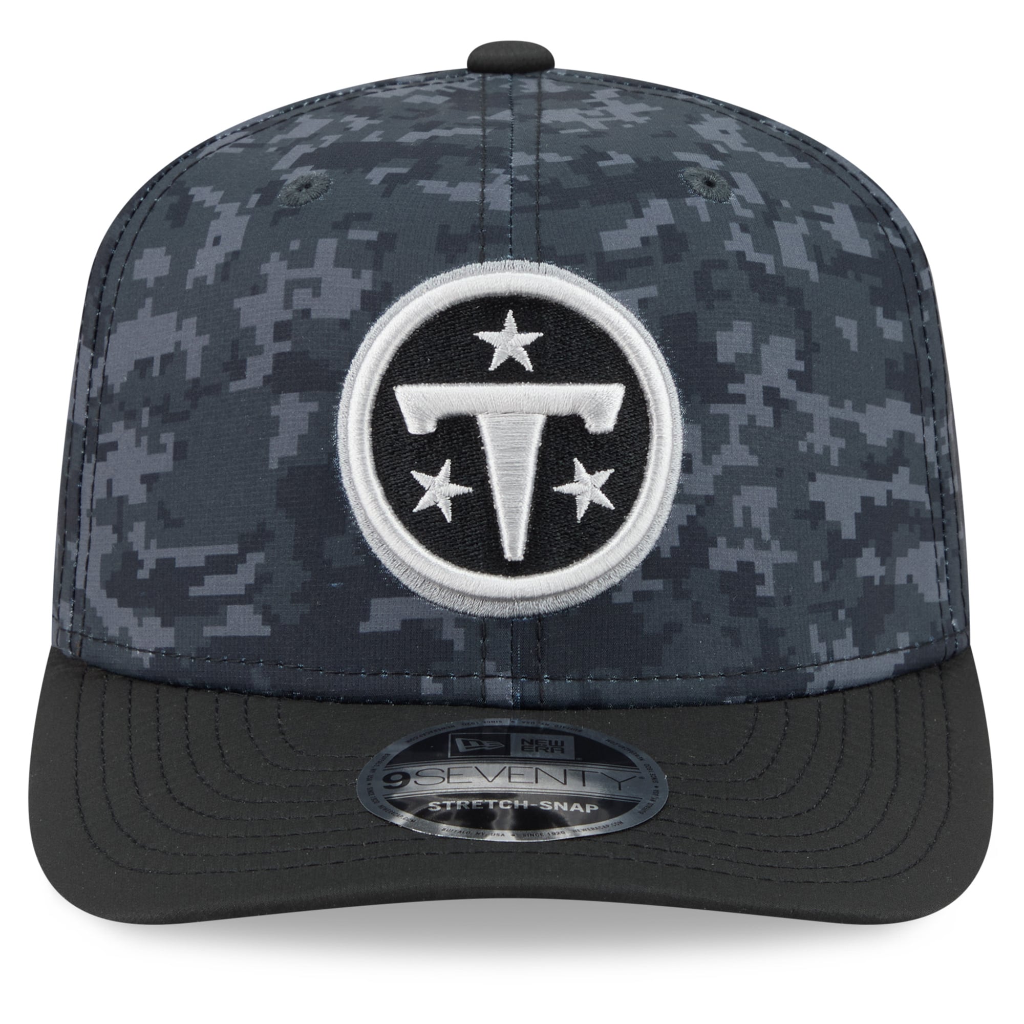 Casquette ajustable New Era noire Tennessee Titans 2026 Salute To Service 9SEVENTY pour jeunes