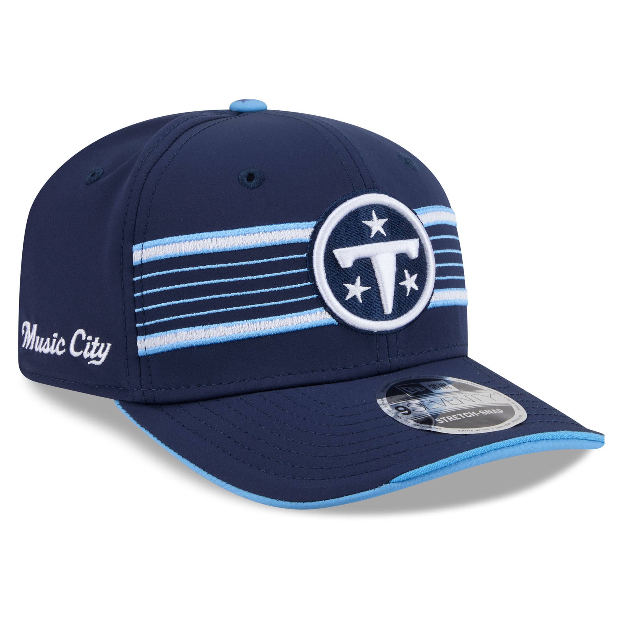 Youth New Era Navy Tennessee Titans 2026 Rivalries Collection 9SEVENTY Adjustable Hat