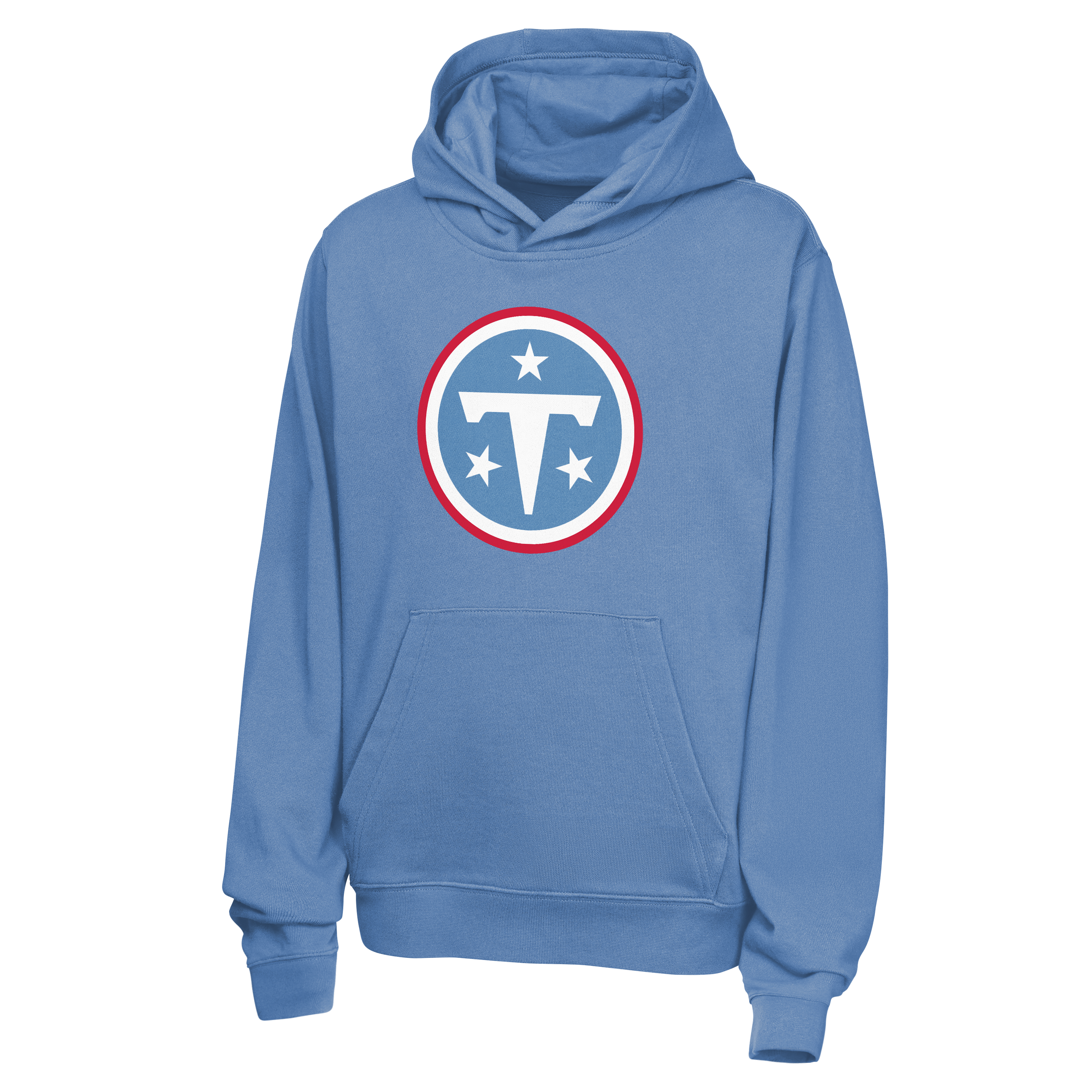Youth Nike Cameron Ward Light Blue Tennessee Titans Name & Number Club Fleece Hoodie