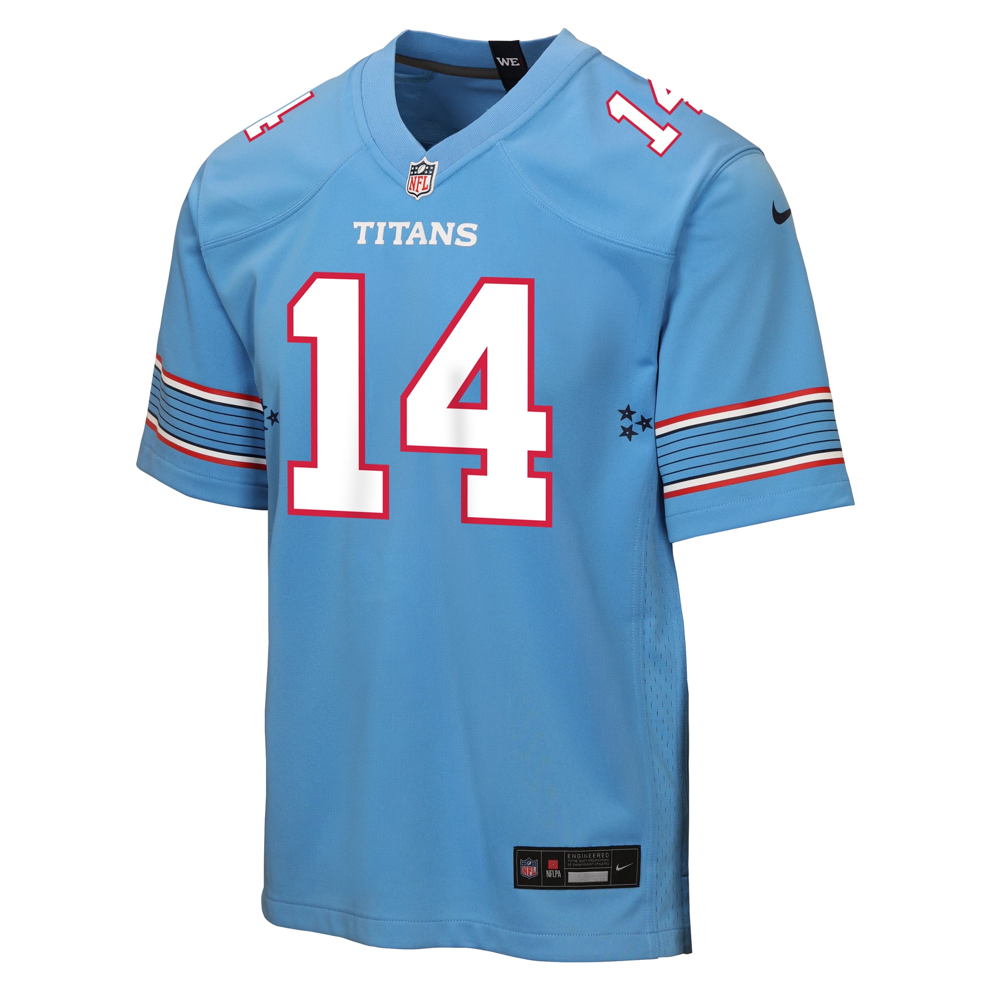 Youth Nike Carnell Tate Light Blue Tennessee Titans Team Game Jersey