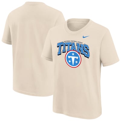 Tennessee Titans Nike Youth Vintage Mod Easy Lane T-Shirt - Natural
