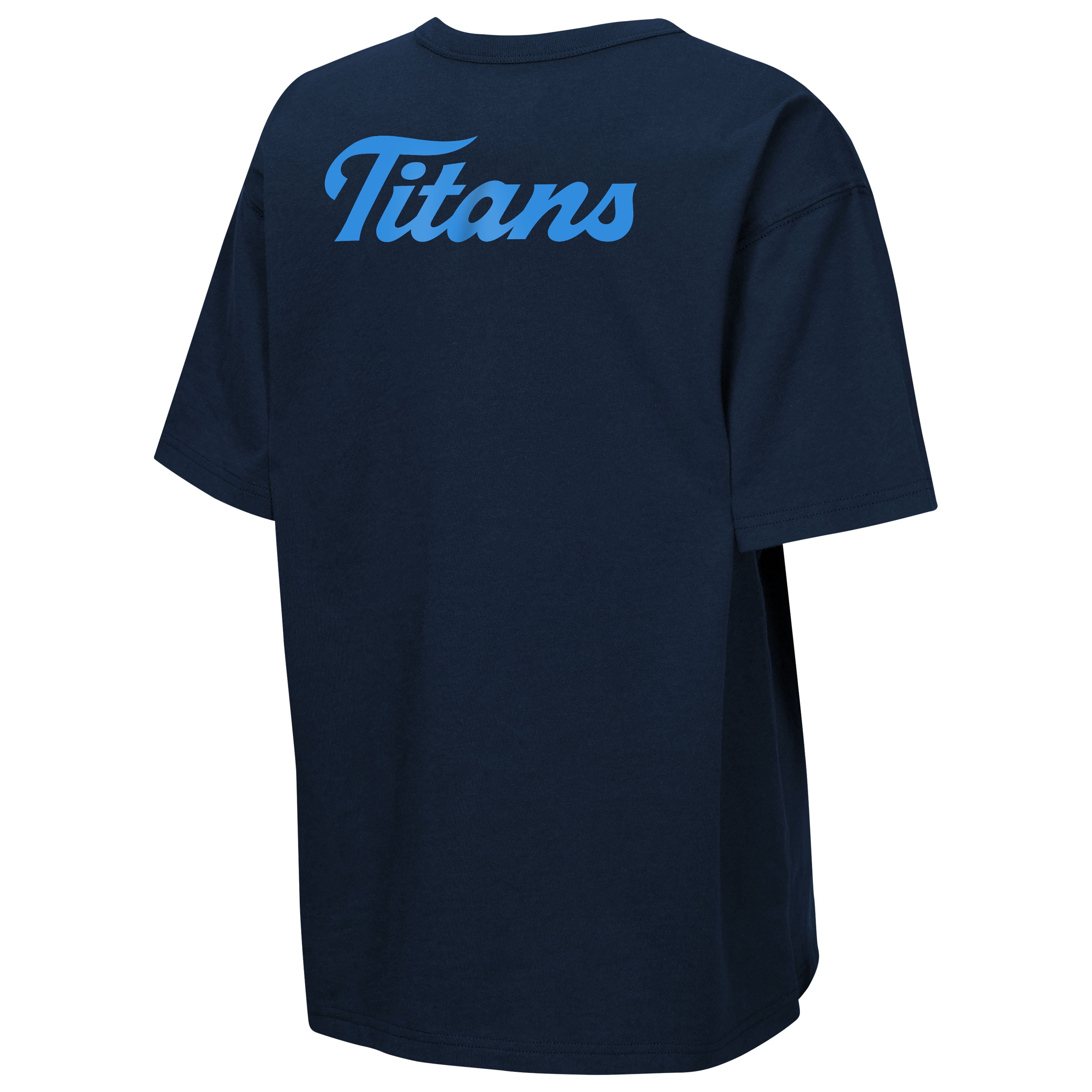 Youth Nike  Navy Tennessee Titans 2026 Rivalries Collection Helmet Max90 T-Shirt