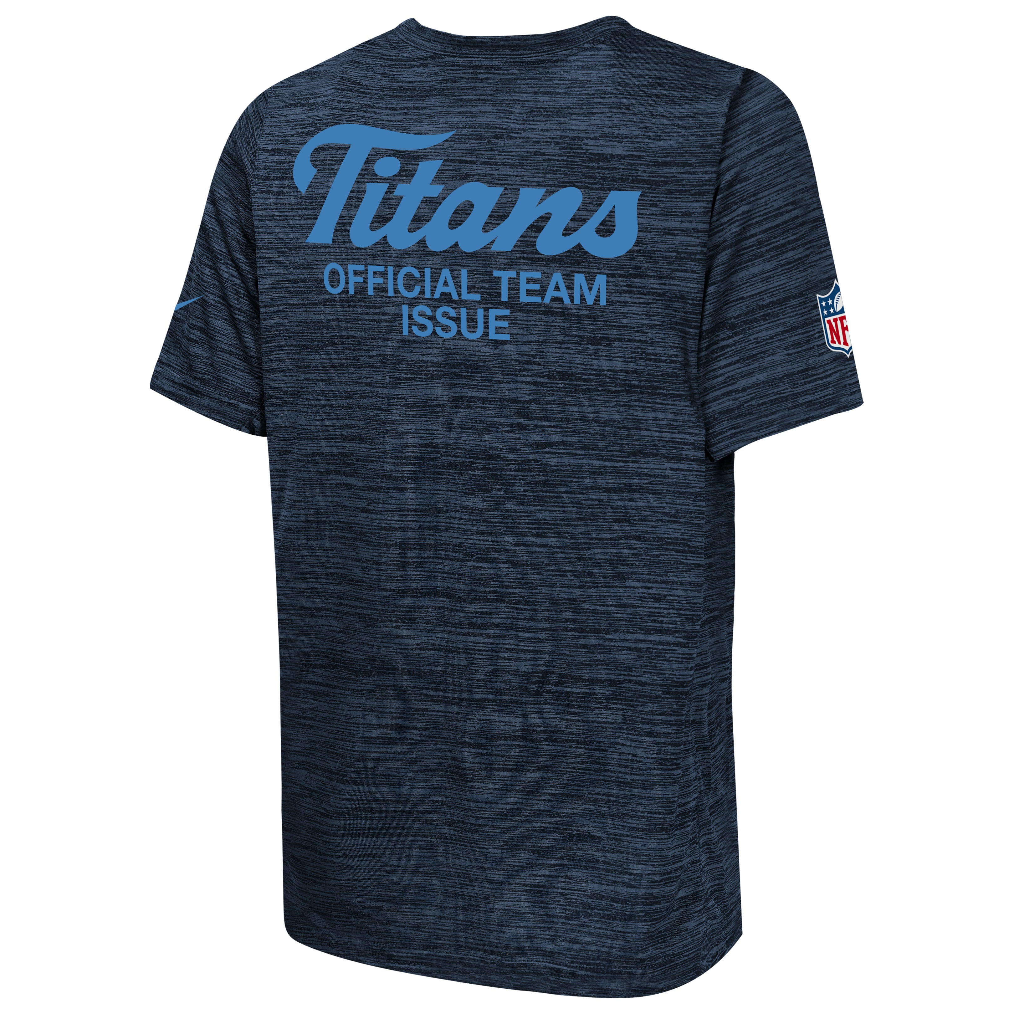 Youth Nike Navy Tennessee Titans 2026 Rivalries Collection Sideline Velocity T-Shirt