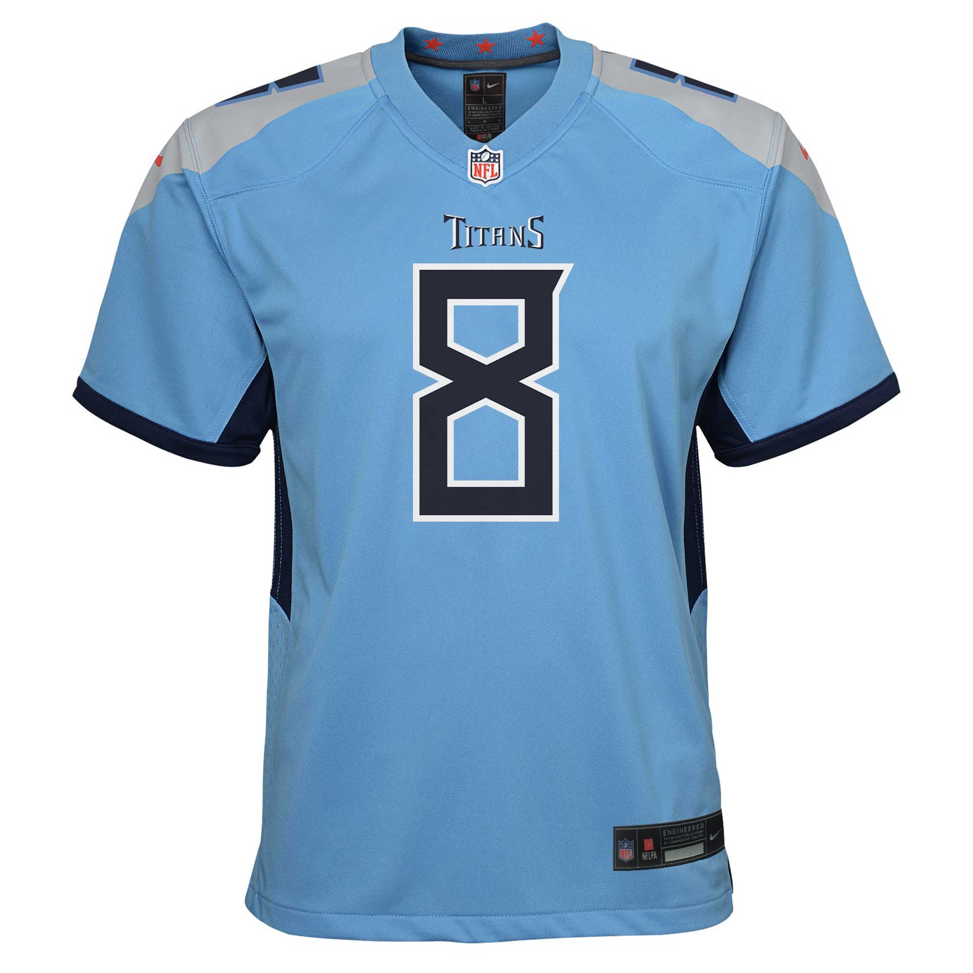 Youth Nike Will Levis Light Blue Tennessee Titans Game Jersey