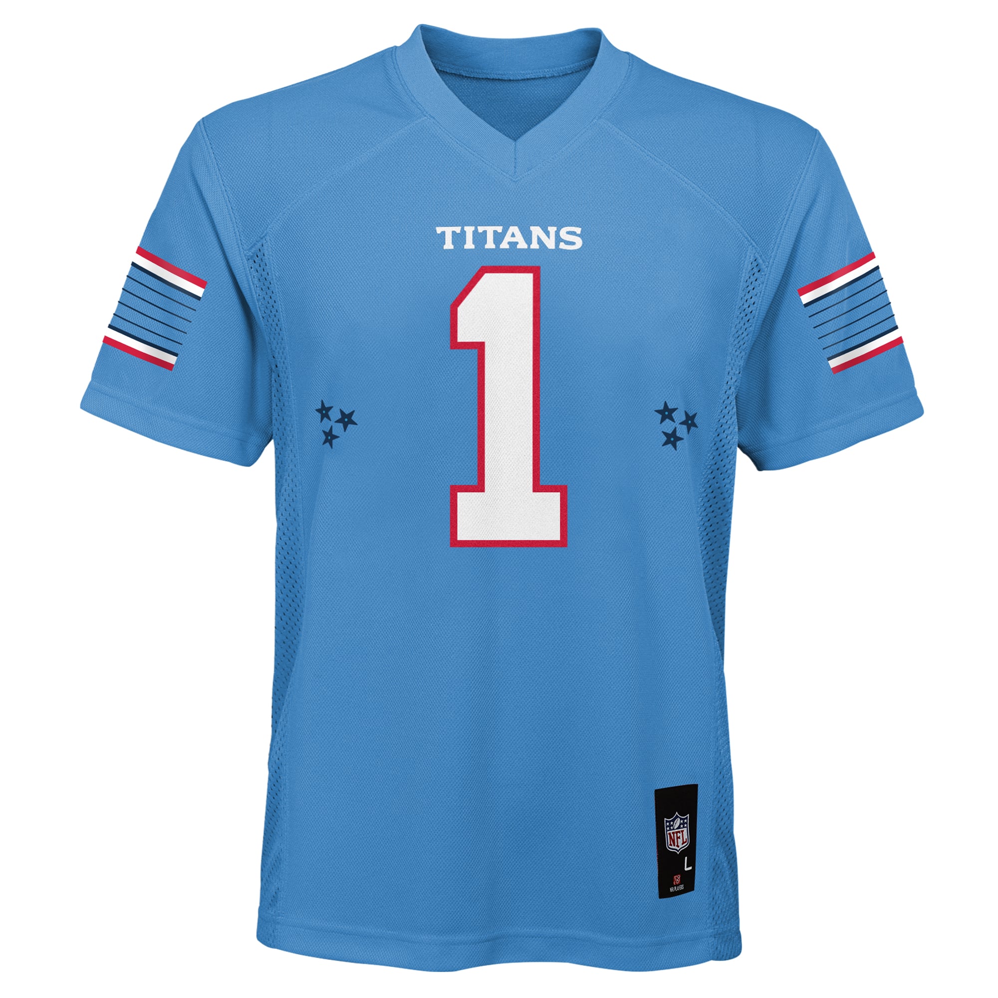 Youth Outerstuff Cameron Ward Light Blue Tennessee Titans Team Replica Jersey