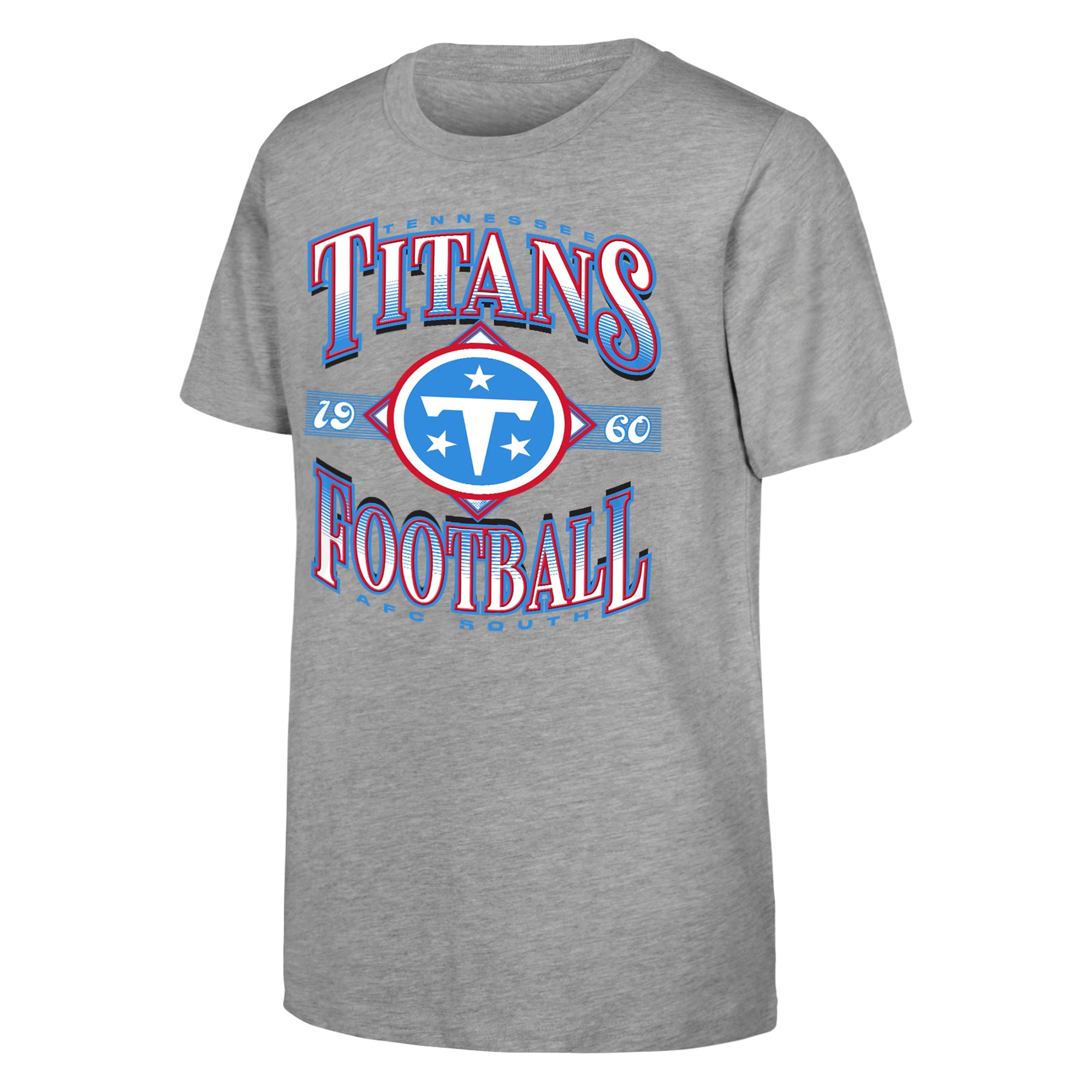 Youth Outerstuff Heather Gray Tennessee Titans NFL Of Days Past T-Shirt