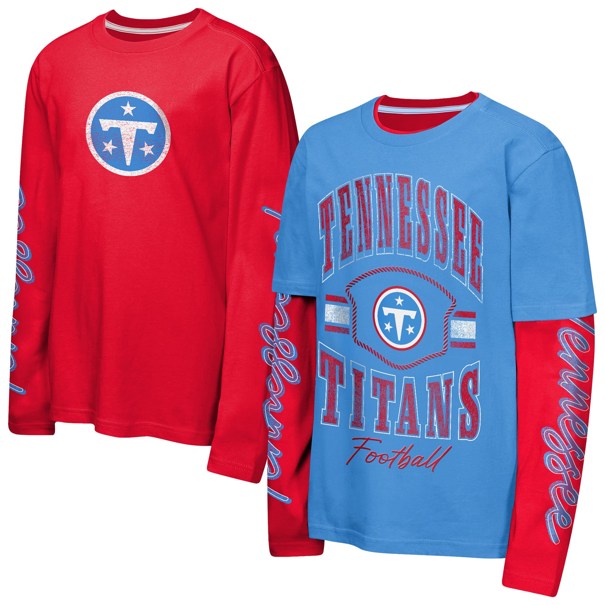 Youth Outerstuff Light Blue Tennessee Titans Motion Combo Set