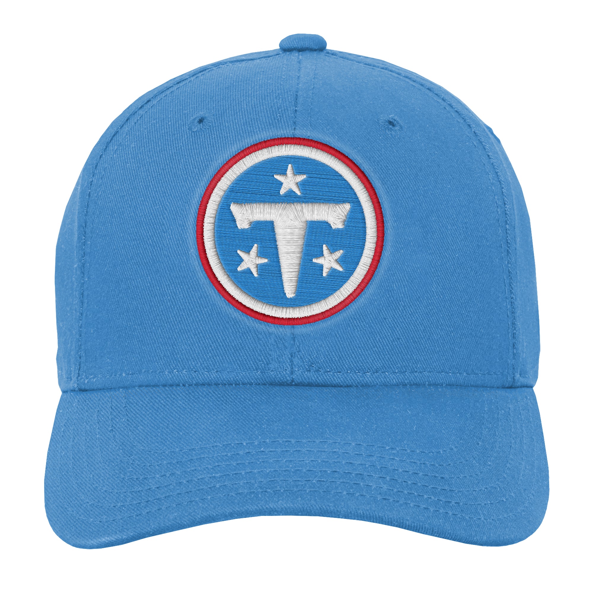 Casquette à visière plate pré-courbée bleu clair Tennessee Titans pour jeunes Outerstuff