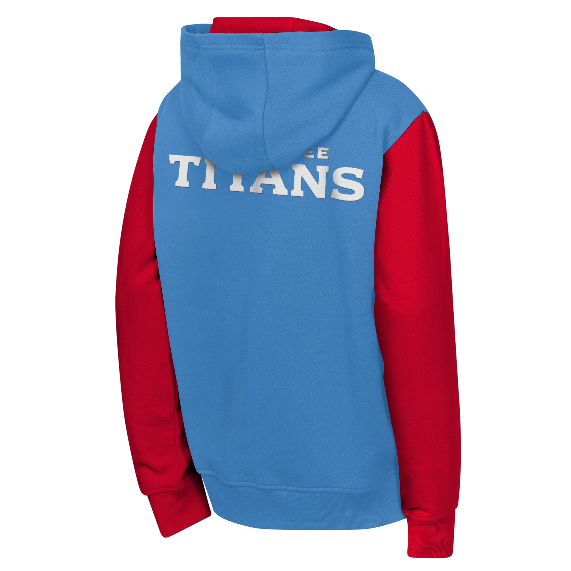 Sweat à capuche zippé Youth Outerstuff bleu clair Tennessee Titans Stadium Colorblock