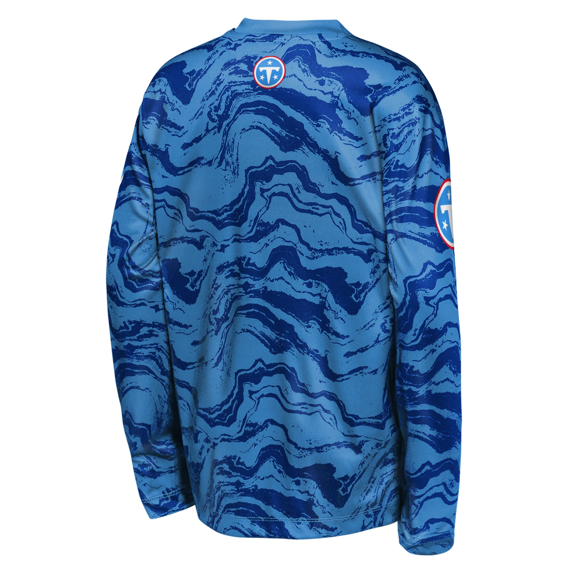 T-shirt à manches longues Youth Outerstuff bleu clair Tennessee Titans Tailgate Performance