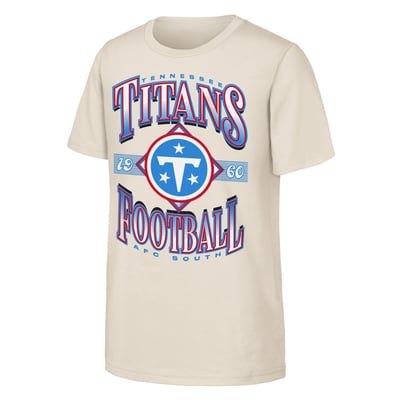  Tennessee Titans Outerstuff Youth NFL Of Days Past T-Shirt - Natural