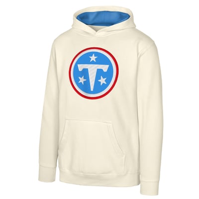 Tennessee Titans Outerstuff Youth Prime Pullover Hoodie - Natural