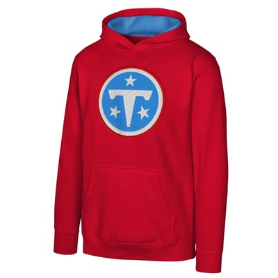 Tennessee Titans Outerstuff Youth Prime Pullover Hoodie - Red