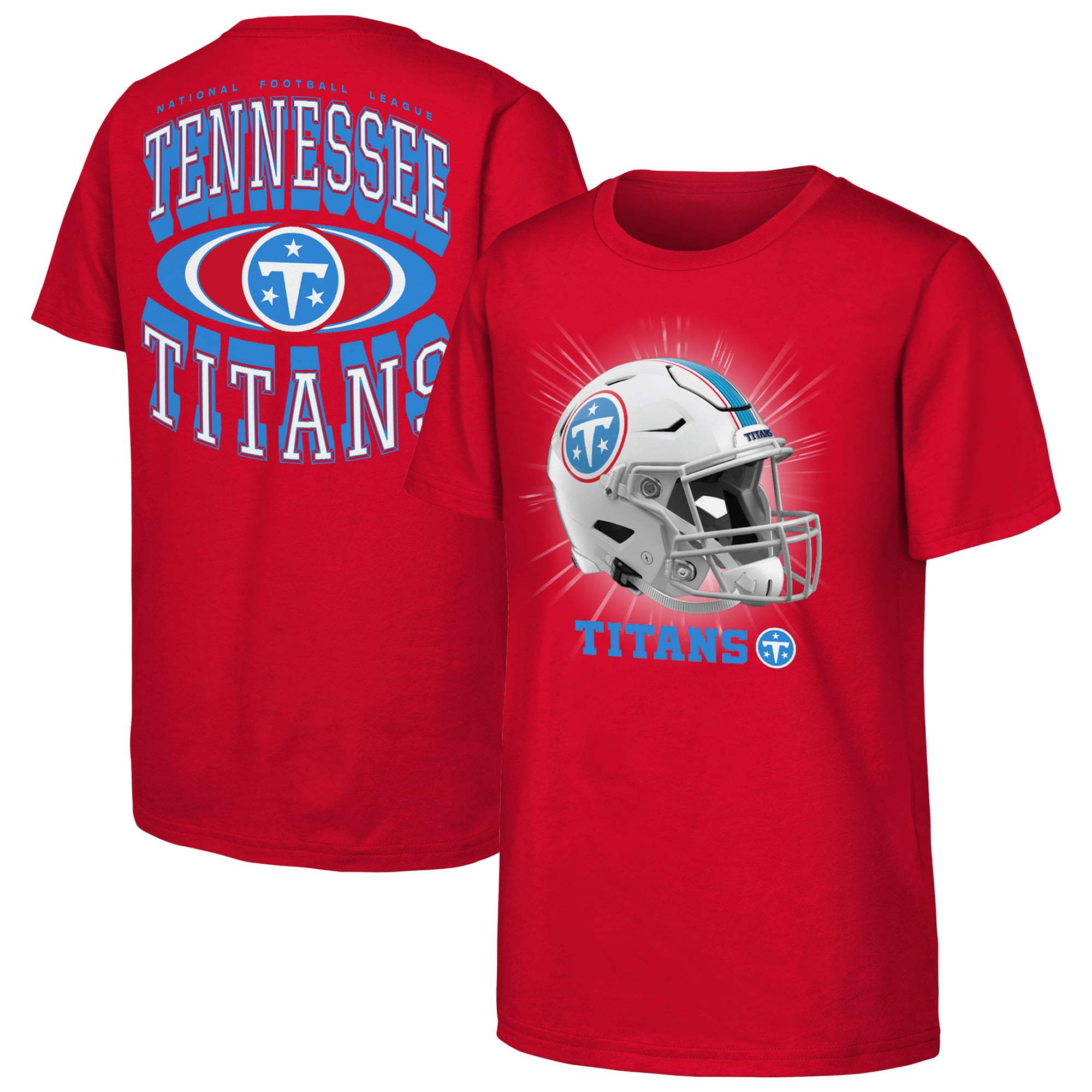 T-shirt Outerstuff rouge pour jeunes Tennessee Titans, mentalité de gagnant
