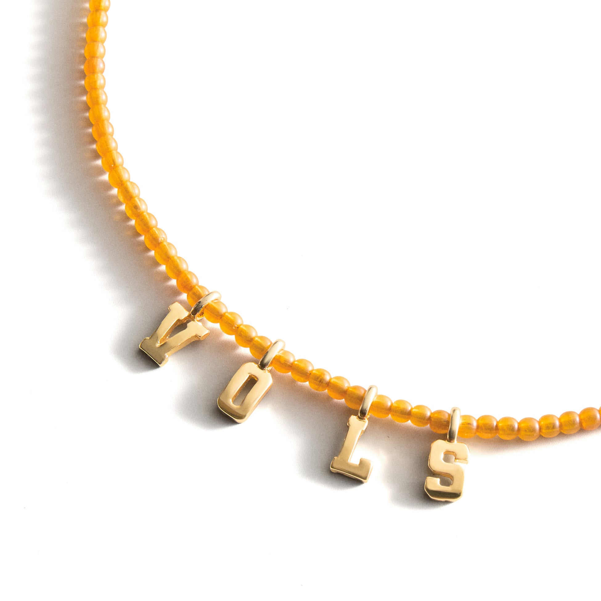 BaubleBar Tennessee Volunteers Delicate Beaded Slogan Necklace