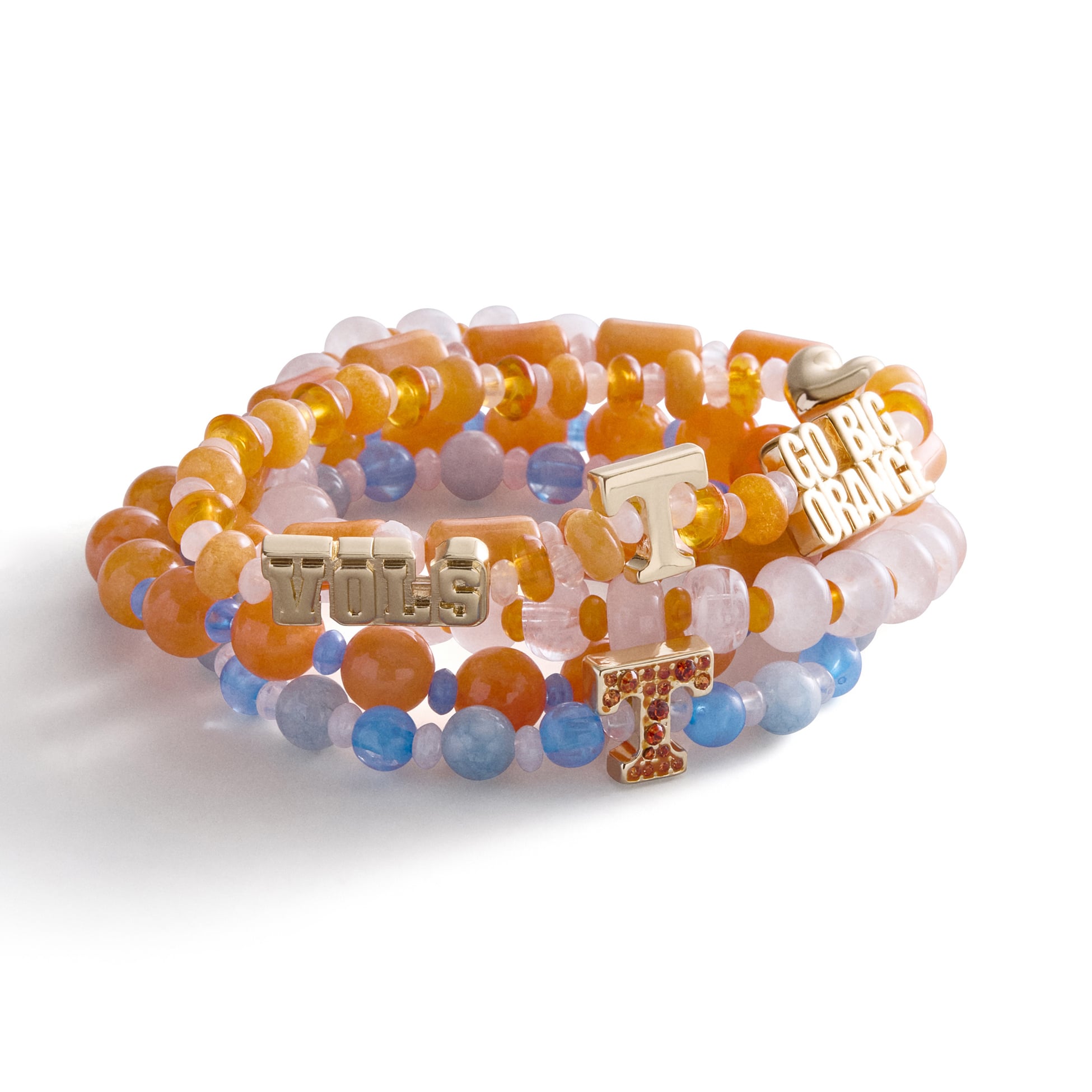BaubleBar Tennessee Volunteers Five-Piece Bracelet Set