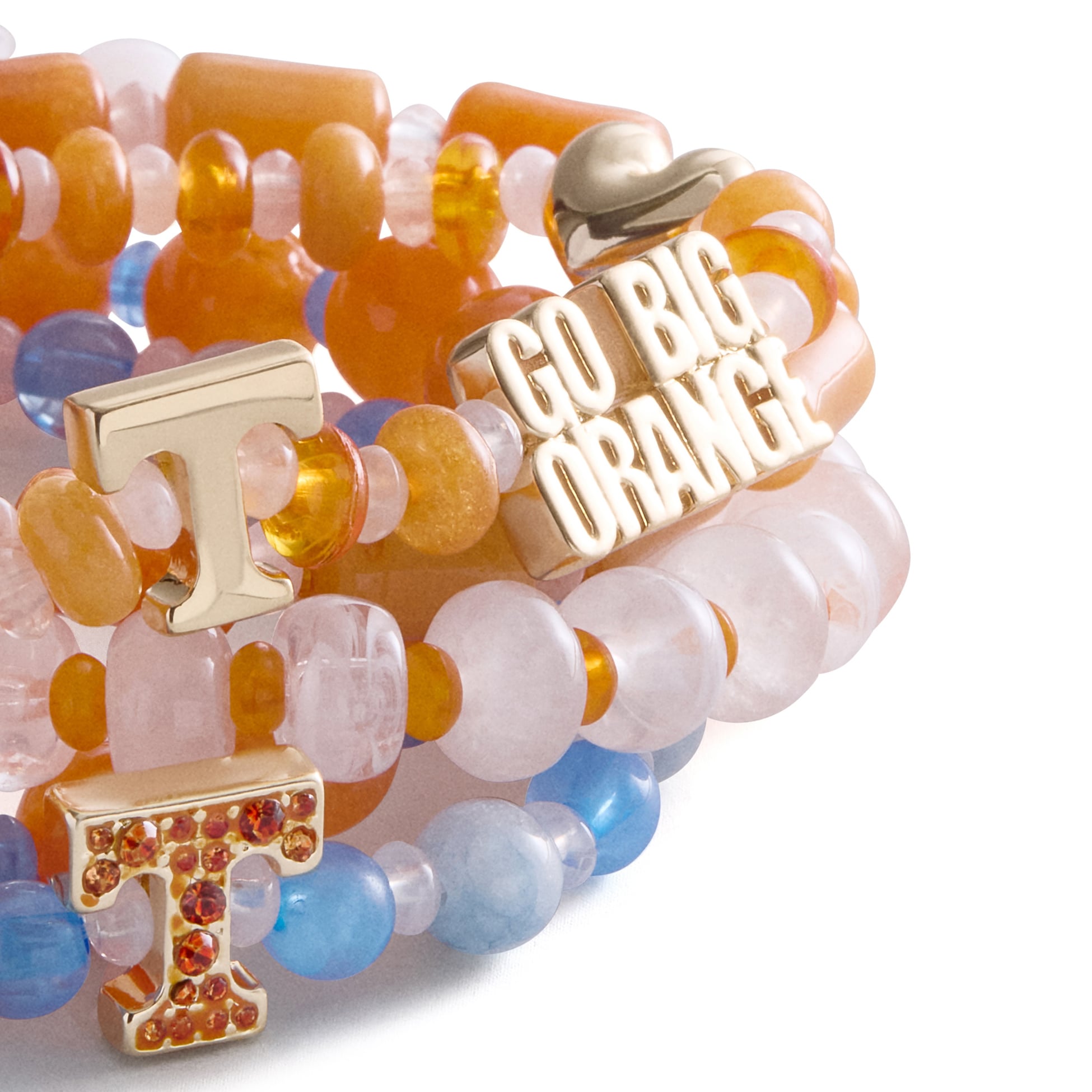 BaubleBar Tennessee Volunteers Five-Piece Bracelet Set