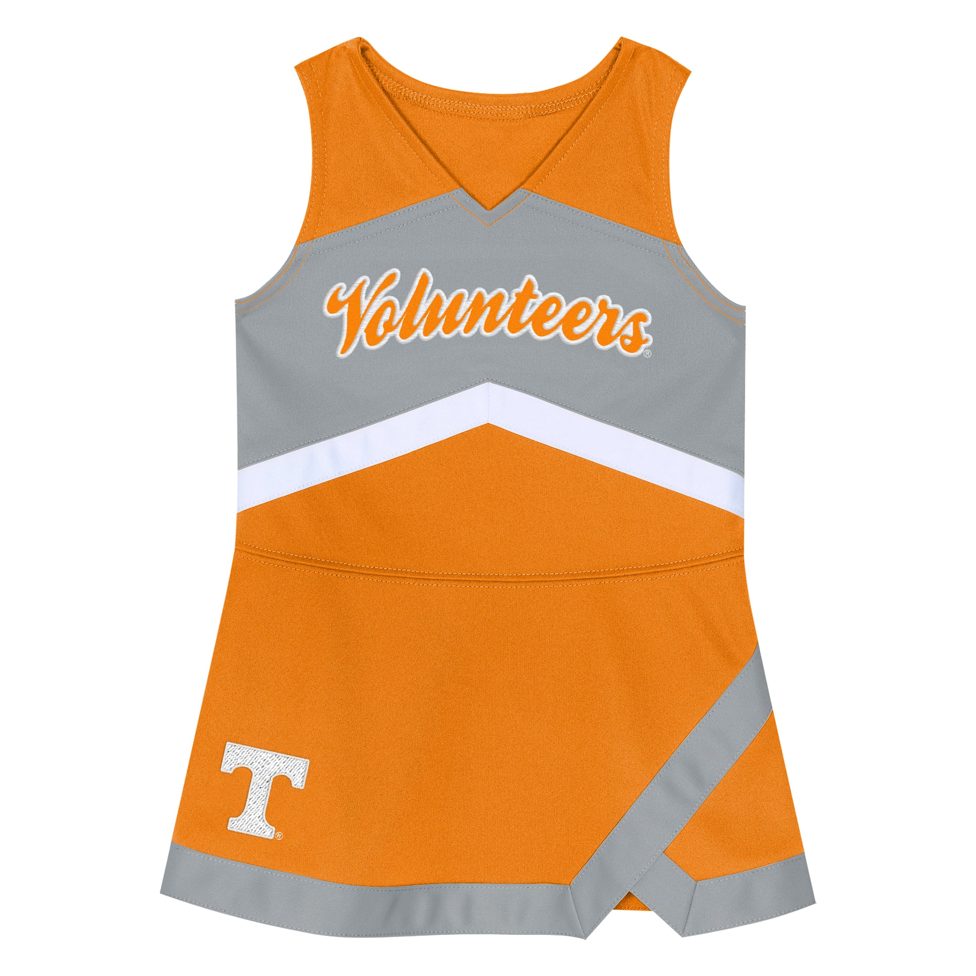 Girls Preschool Outerstuff Tennessee Orange Volunteers Two-Piece Cheer Captain Jumper Dress & Bloomers Set