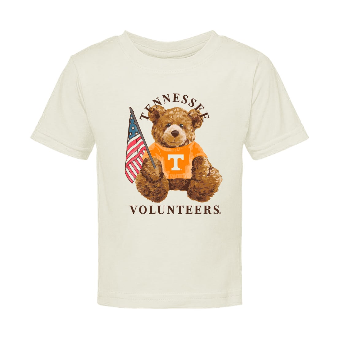 T-shirt Baby Cream Tennessee Volunteers All-American Teddi