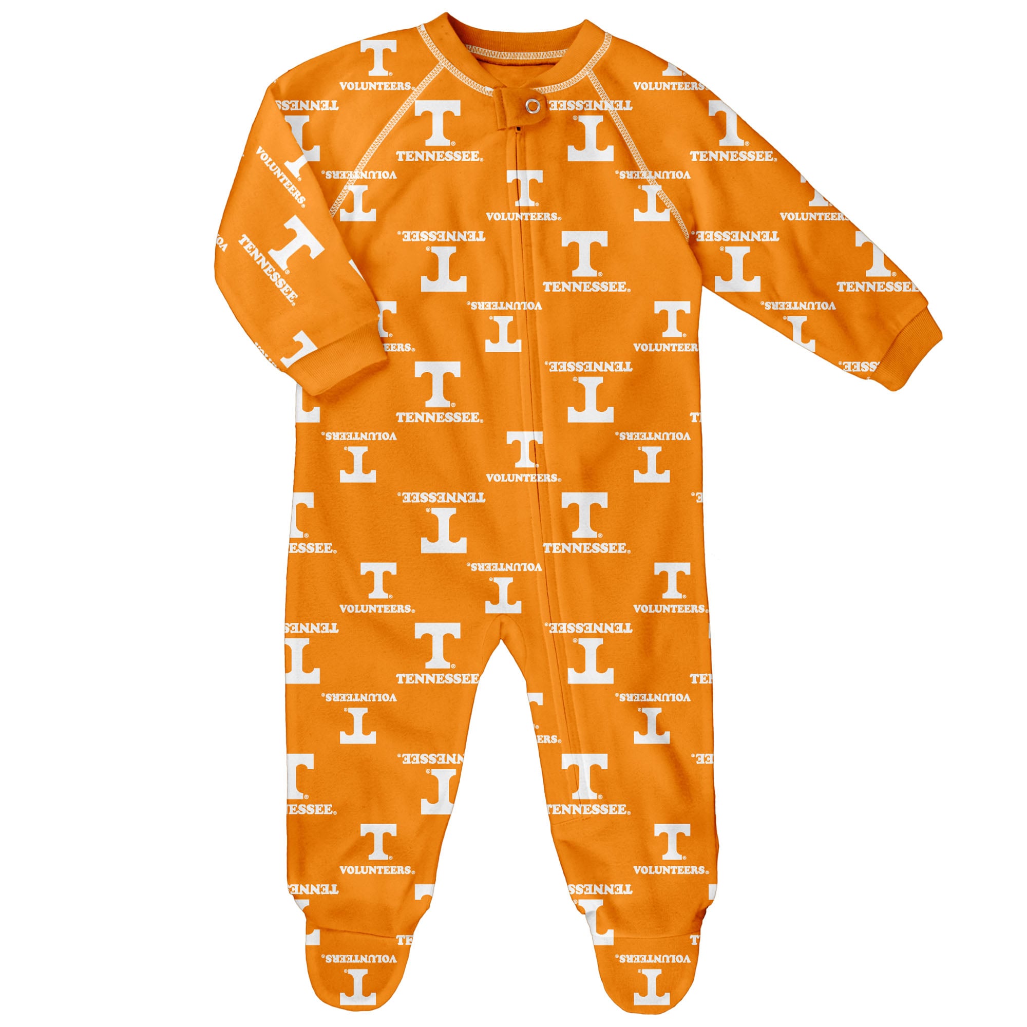 Combinaison à fermeture éclair intégrale et imprimé raglan pour bébé Outerstuff Tennessee Orange Volunteers