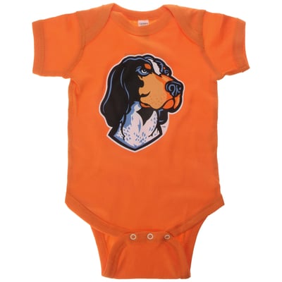 Tennessee Volunteers Two Feet Ahead Infant Big Logo Bodysuit - Tennessee Orange
