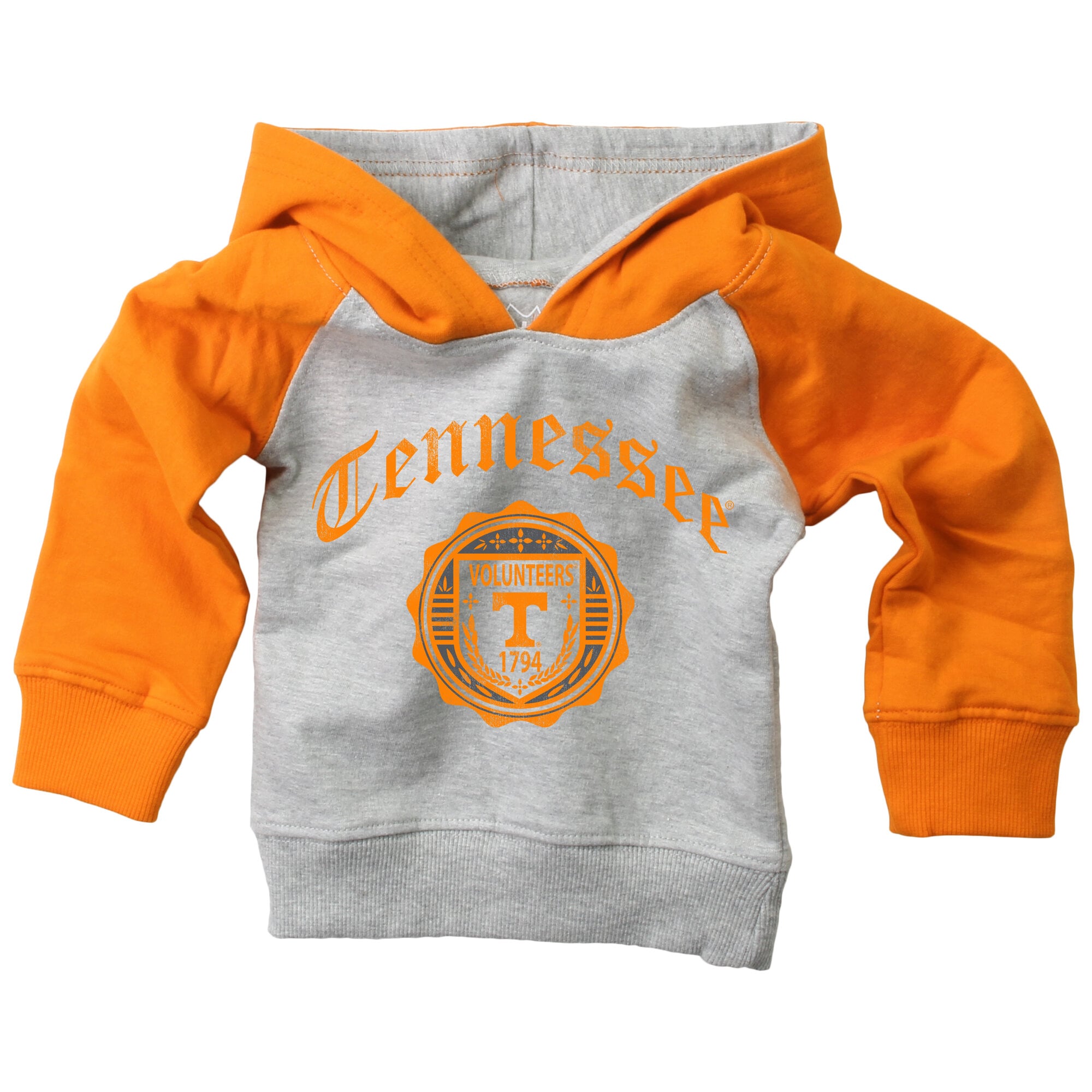 Ensemble sweat à capuche raglan et pantalon de survêtement pour bébé Wes & Willy Tennessee Orange Volunteers