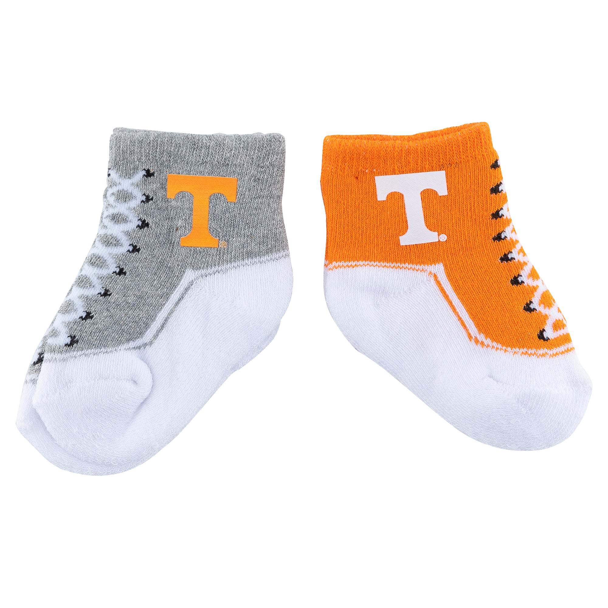 Chaussettes pour bébé ZooZatz Tennessee Volunteers, lot de deux